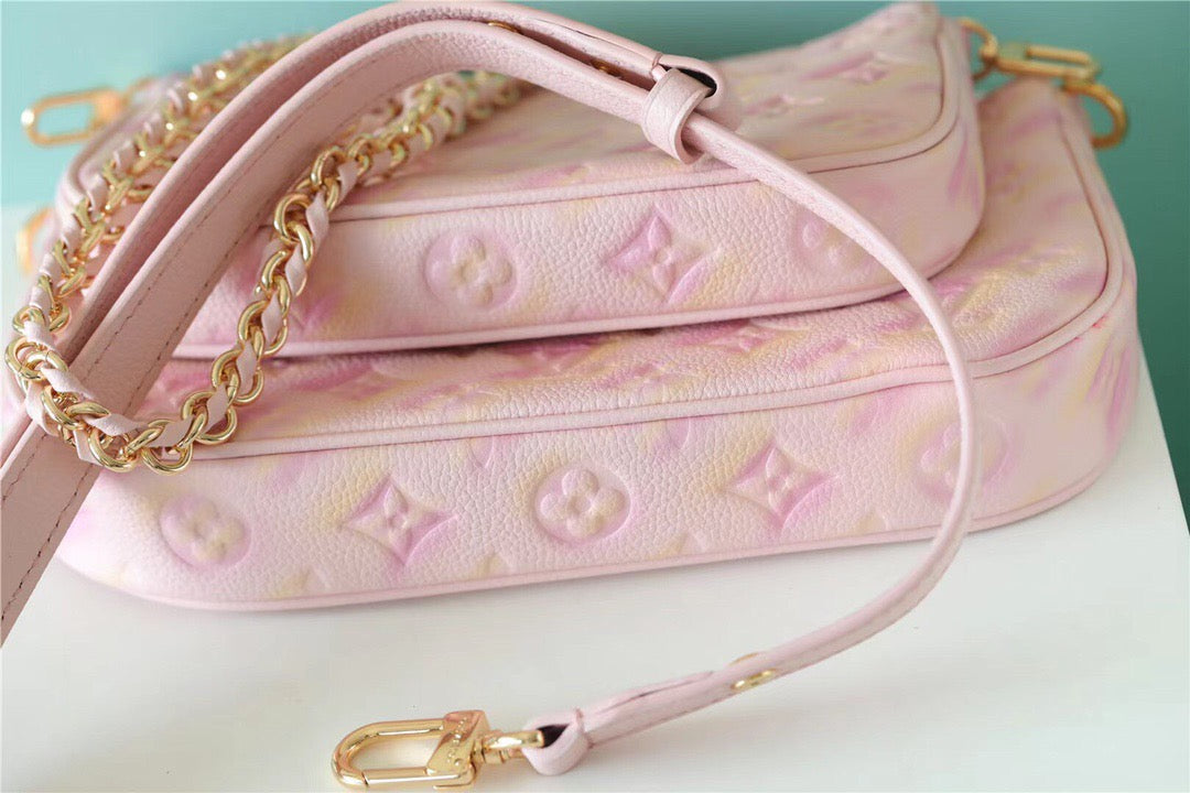 Top Quality Multi Pochette Accessoires Monogram Empreinte Pink For Women, Womens Handbags 9.4in/24cm Top Quality M46093