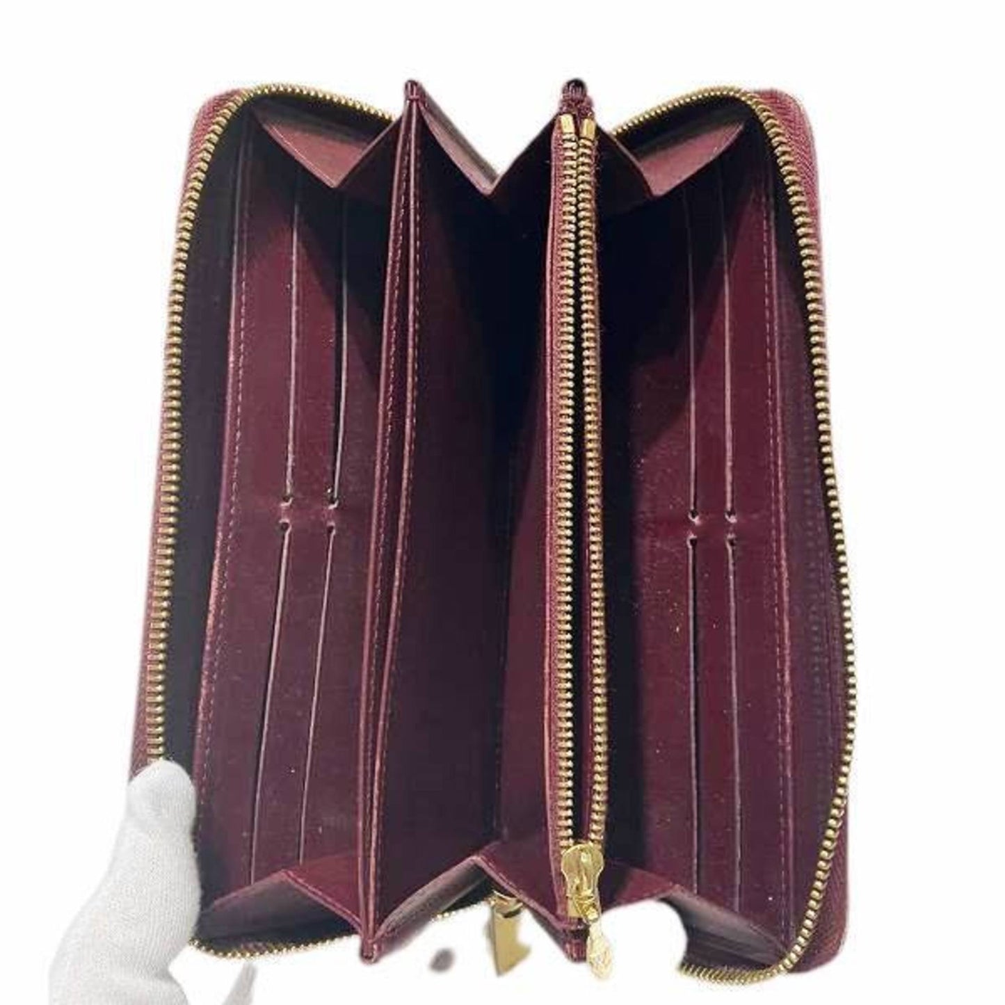 Louis Vuitton Amarante  Monogram Vernis Long Wallet (Bi-Fold)