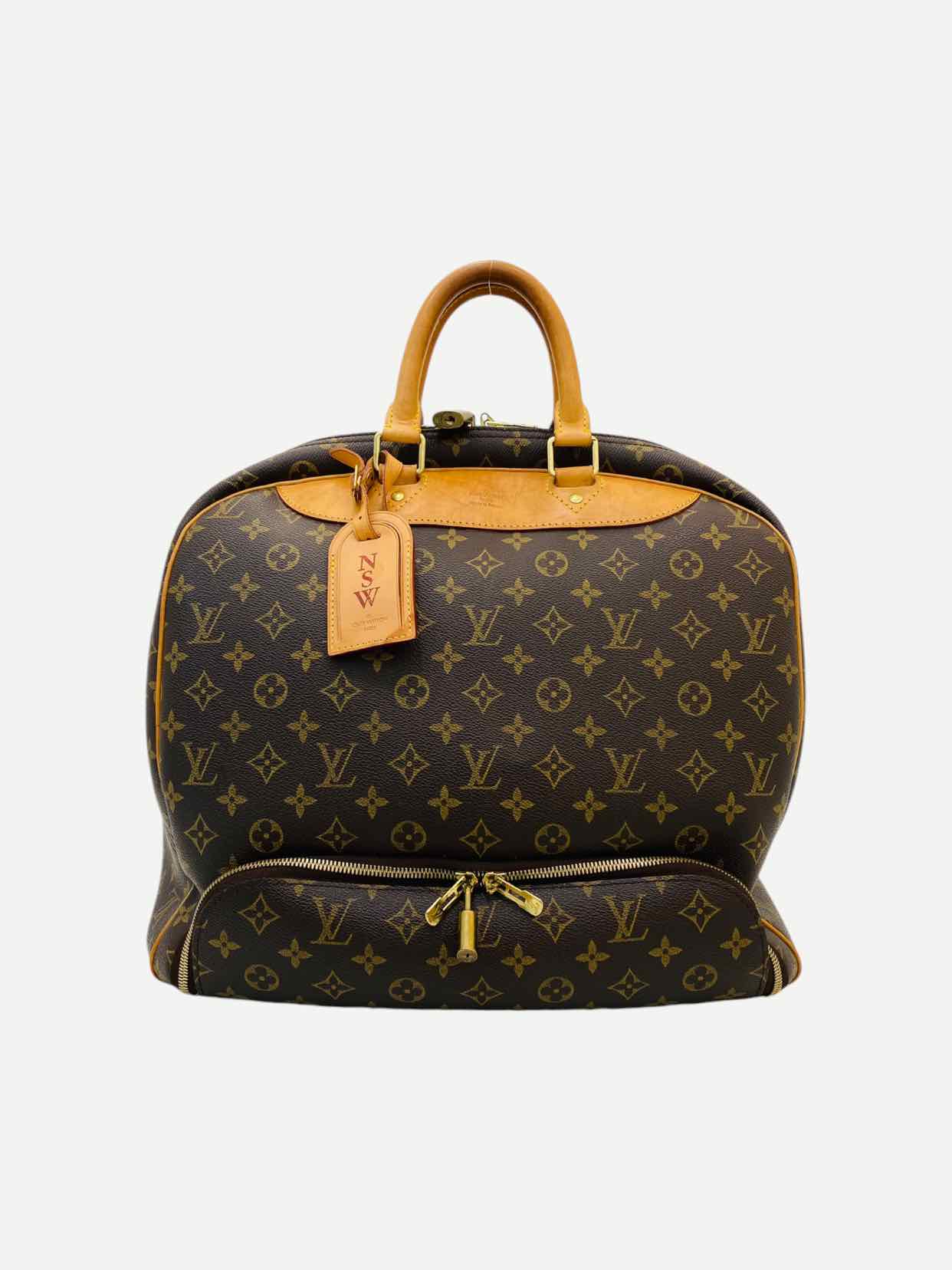 LOUIS VUITTON Evasion Brown Monogram Top Handle