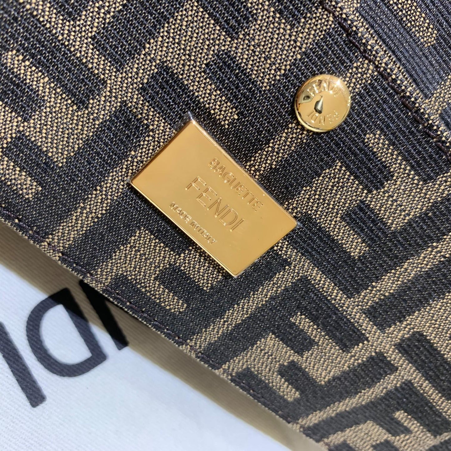 Top QualityTop Quality Baguette Jacquard Fabric Interlace For Women, Women’s Bags 10in/26cm FF 8BR600