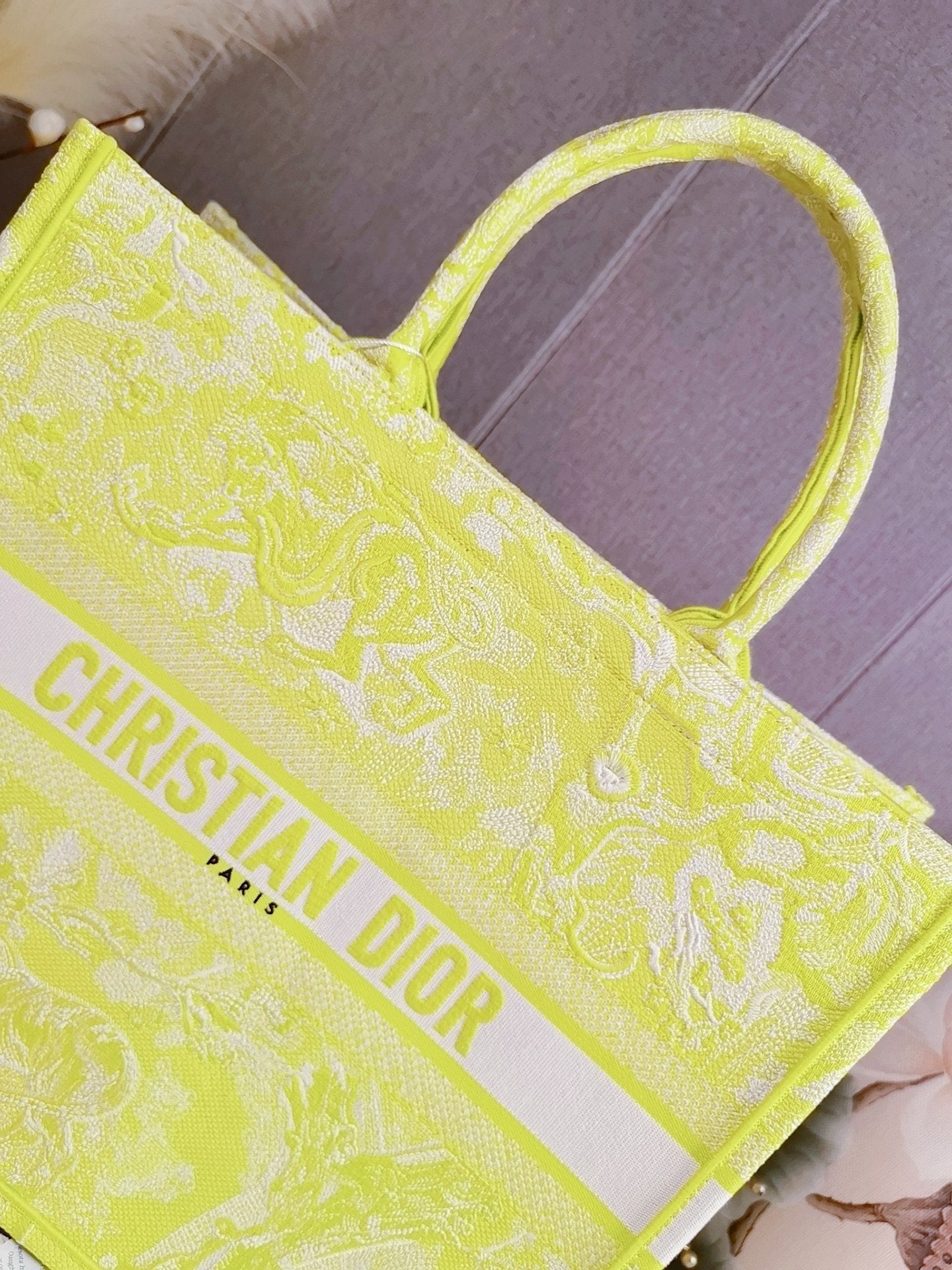 Top Quality Large Book Tote Yellow, For Women, Womens Handbags 16.5in/42cm CD