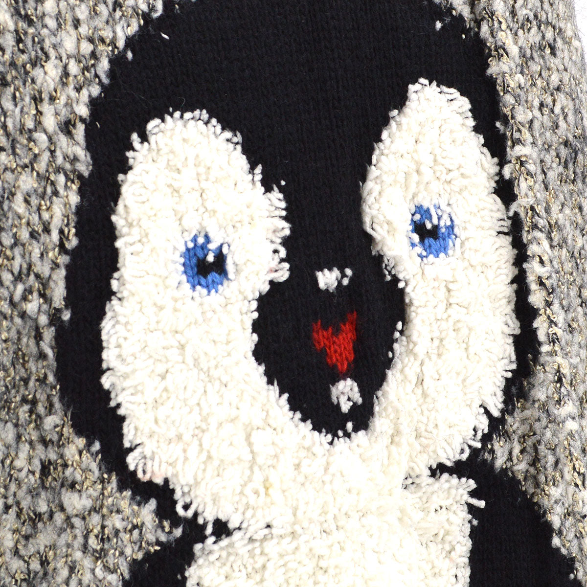 CHANEL 2007 CC penguin-motif knitted hoodie #38