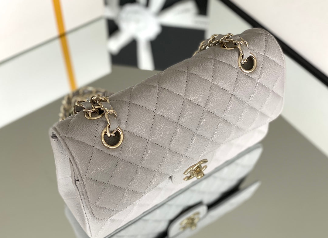CHL Classic Handbag 26cm Grey For Women A01112