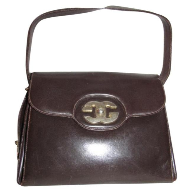Gucci   Rich Brown Leather Satchel