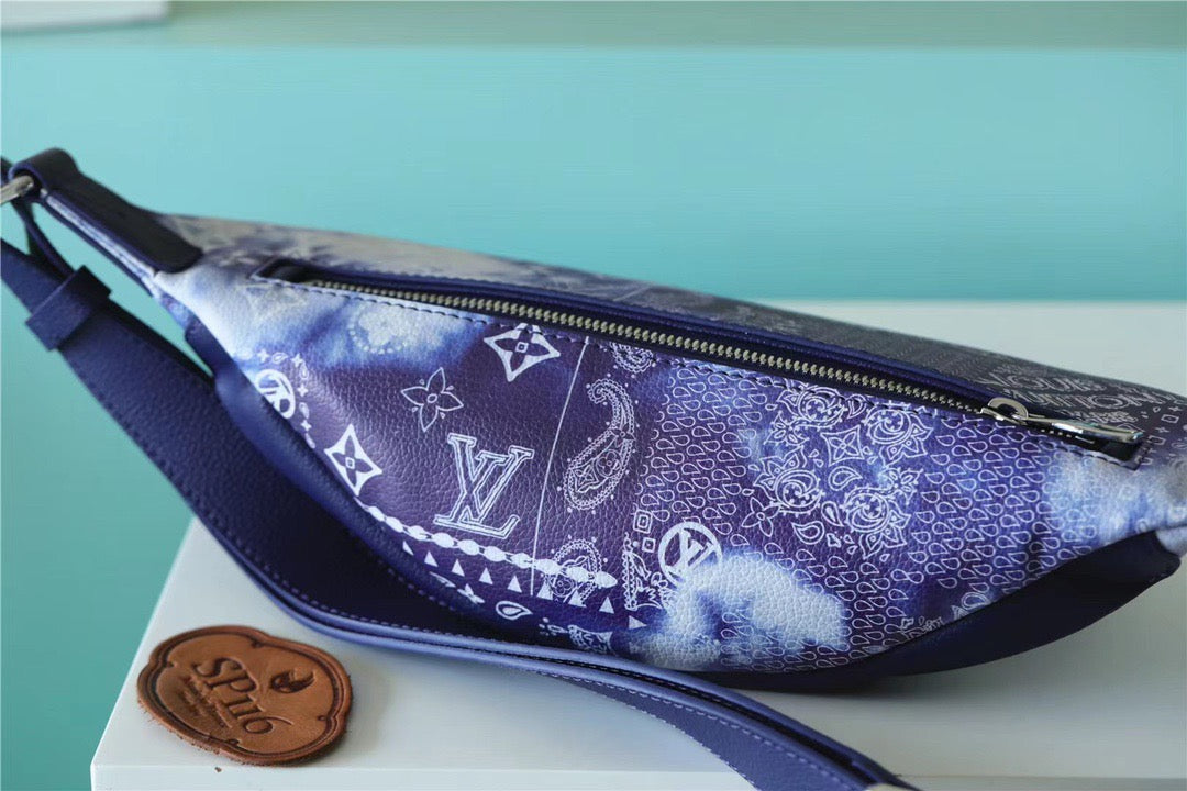 Top Quality Top Qualityscovery Bumbag PM Monogram Blue For Men, Bags, Shoulder And Crossbody Bags 17.3in/44cm Top Quality M20587