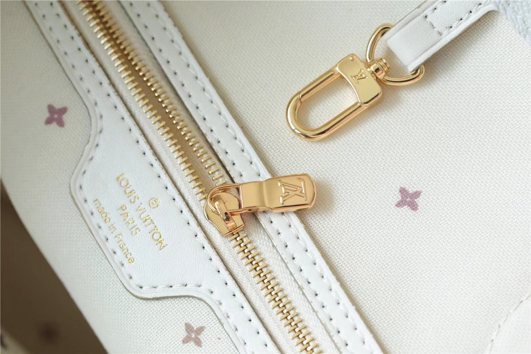 Top Quality Neverfull MM Monogram Canvas Sunset Khaki For Women,  Shoulder and Crossbody Bags 12.2in/31cm Top Quality M59859