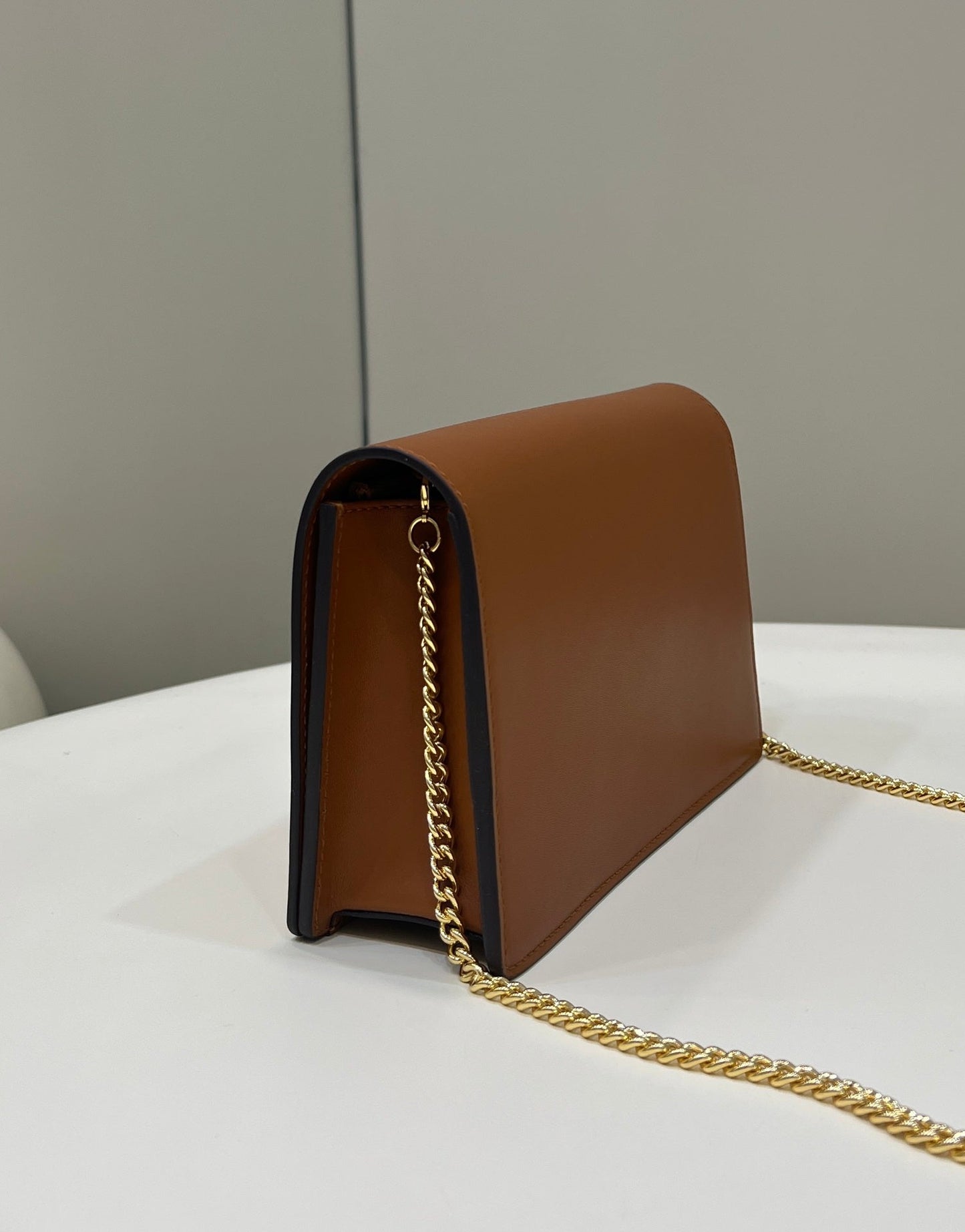 Top QualityTop Quality Wallet On Chain Mini Brown Bag For Woman 13.5cm/5.5in