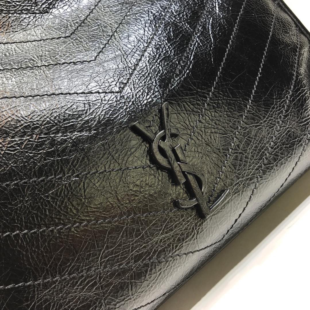 YSSL Niki Medium Shopping Bag Black For Women 12in/32cm YSL 