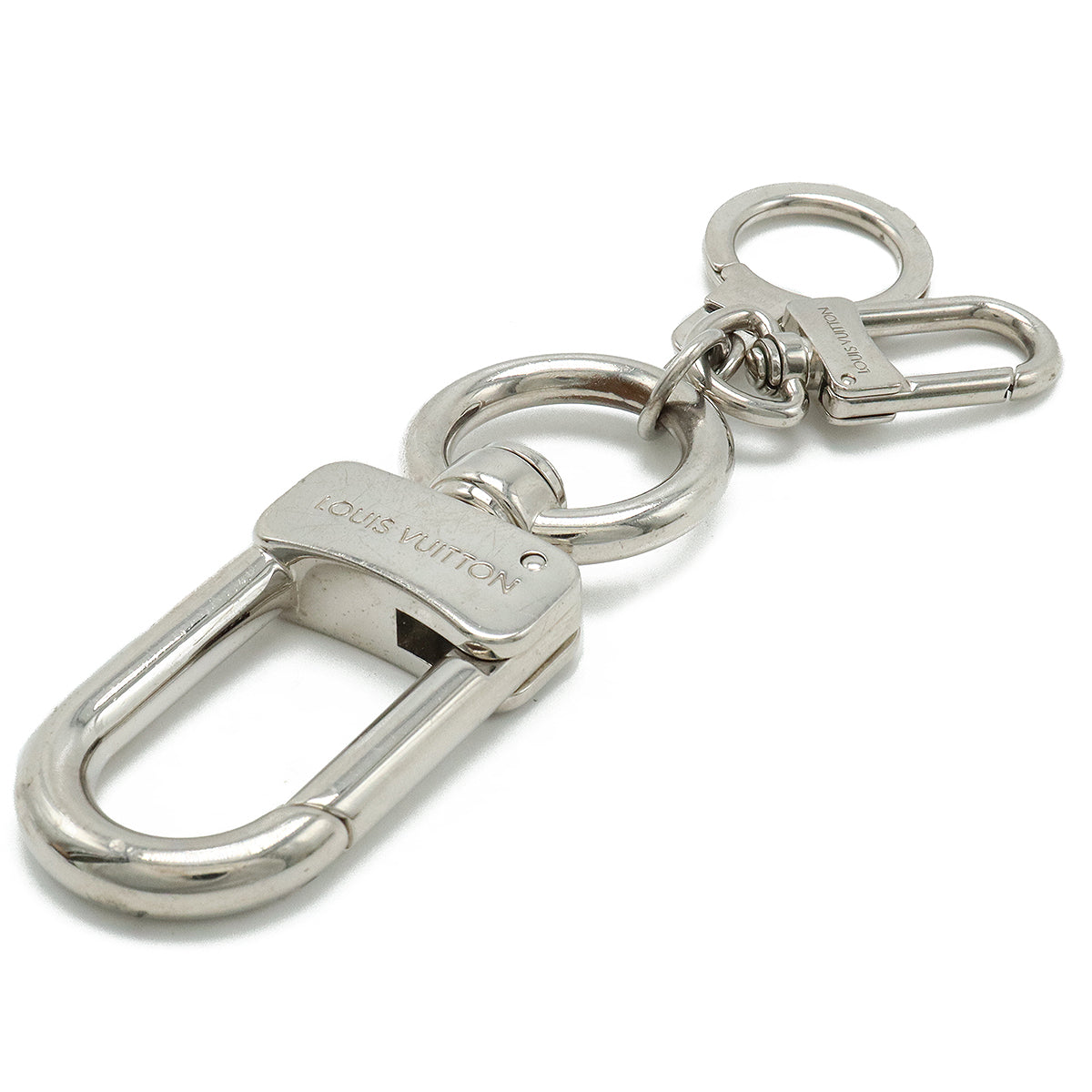 Louis Vuitton Louis Vuitton Anocle Muscotton XL Keyholder Keyling Charm Metal Silver Colour M65769