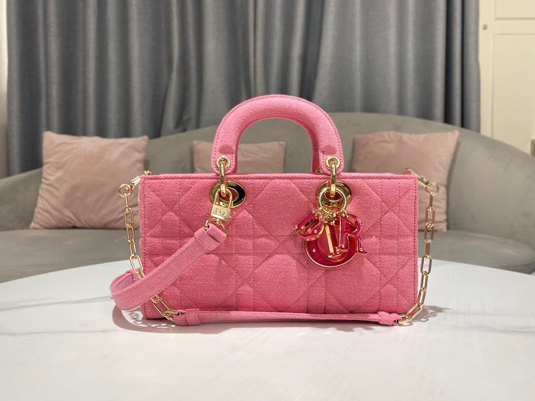 Top Quality Lady D-Joy Bag Pink, For Women Womens Handbags 26cm/10in CD M0540WTJA_M929