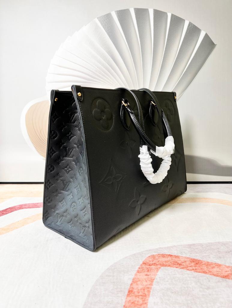 Top Quality Onthego GM Monogram Empreinte Tote Bag Black For Women 41cm Top Quality M44925