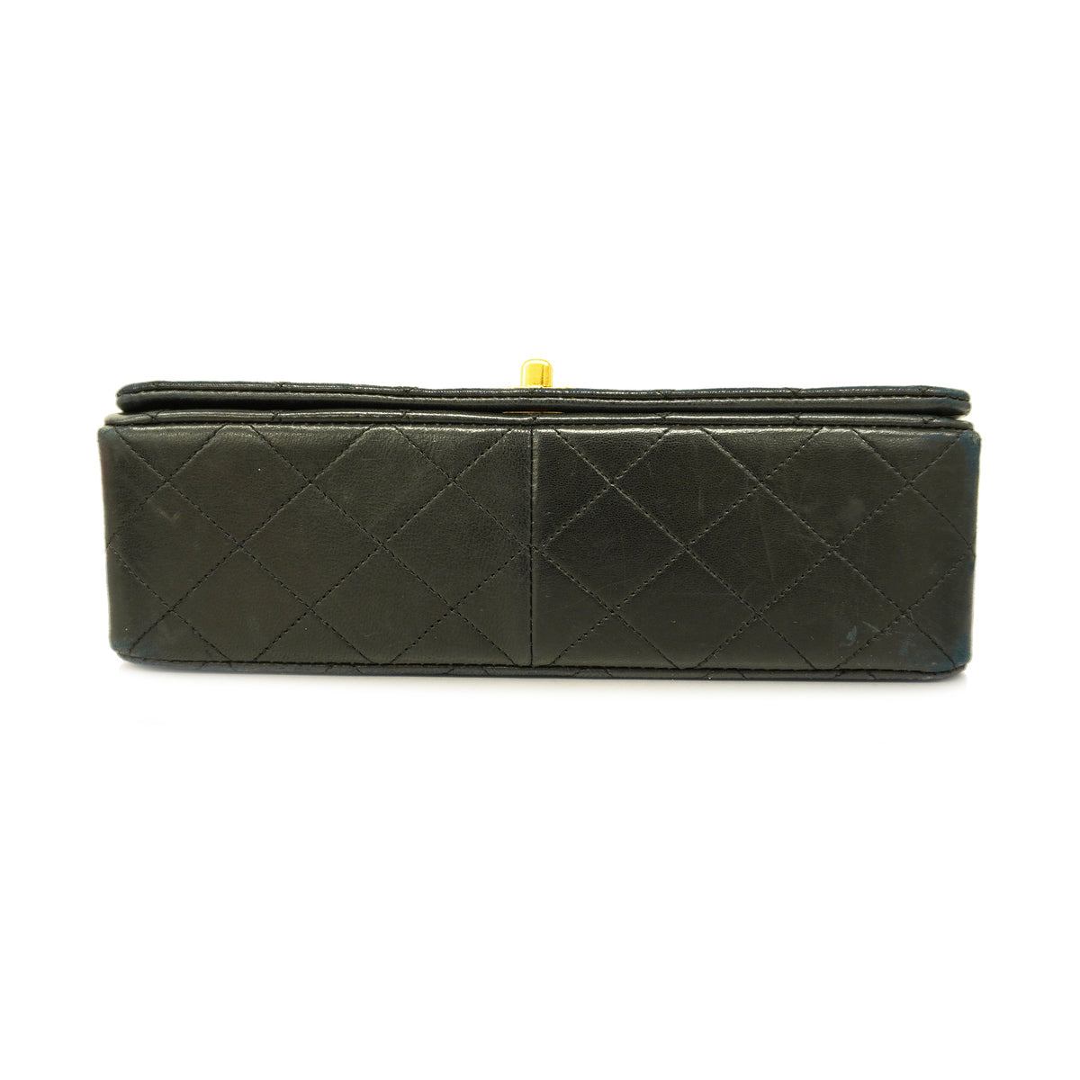 Chanel Shoulder Bag Matelasse Single Chain Lambskin Black