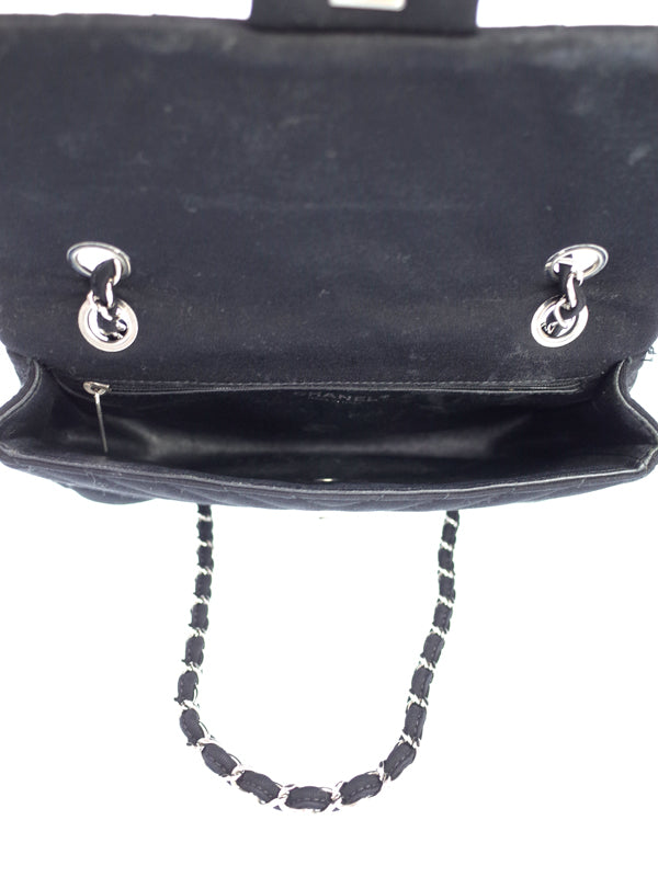 Chanel V Stitch Chain Shoulder Bag Black