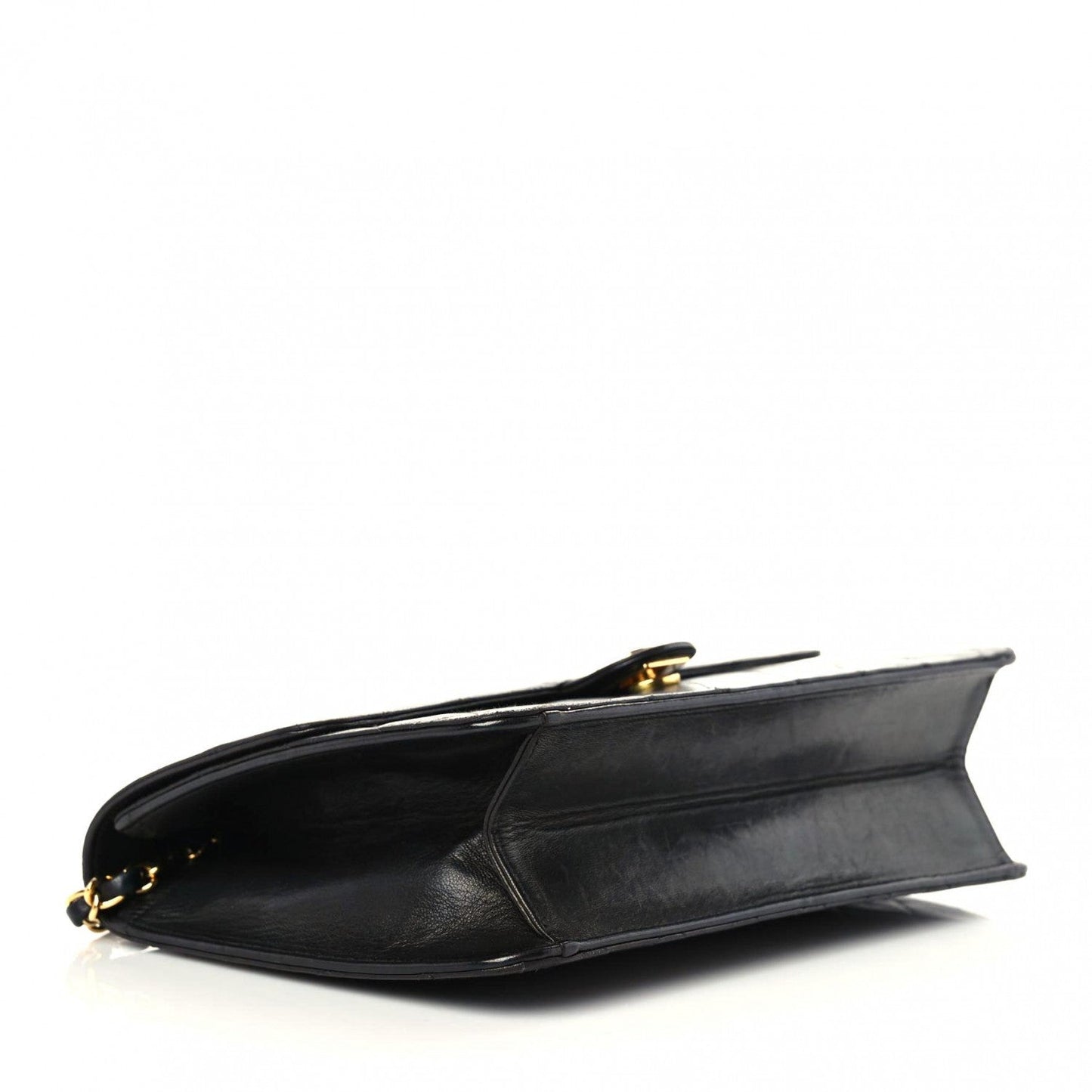 Chanel Lambskin Quilted Medium Single Flap Black