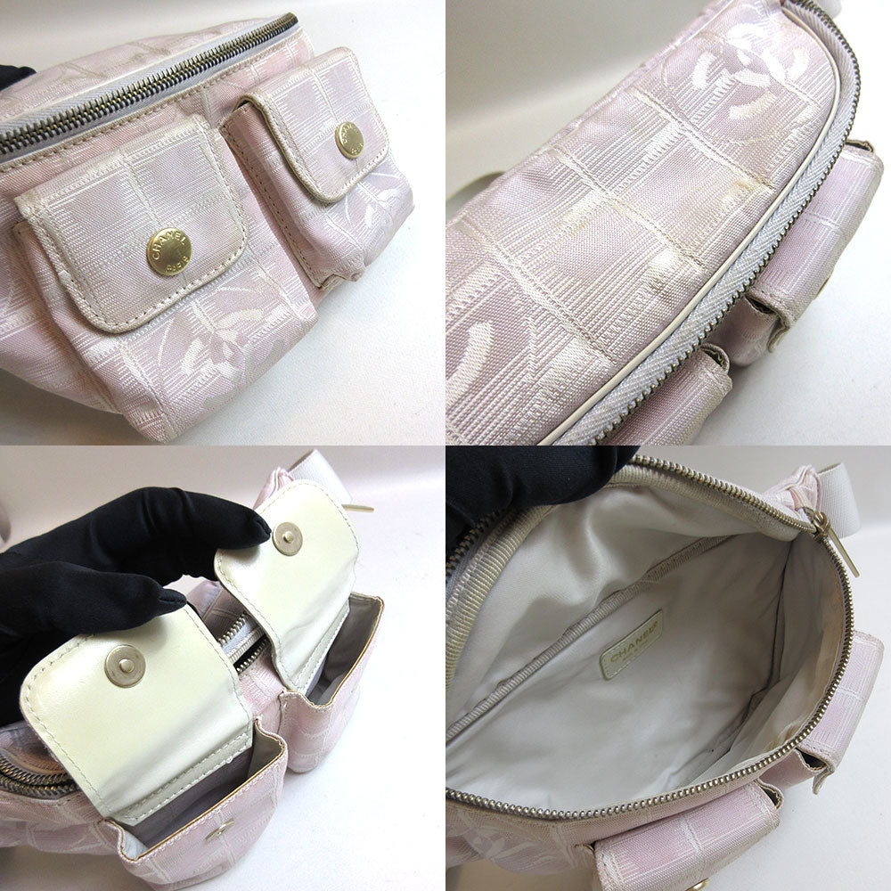 Chanel Nylon Jacquard New Travel Line Waist Pouch