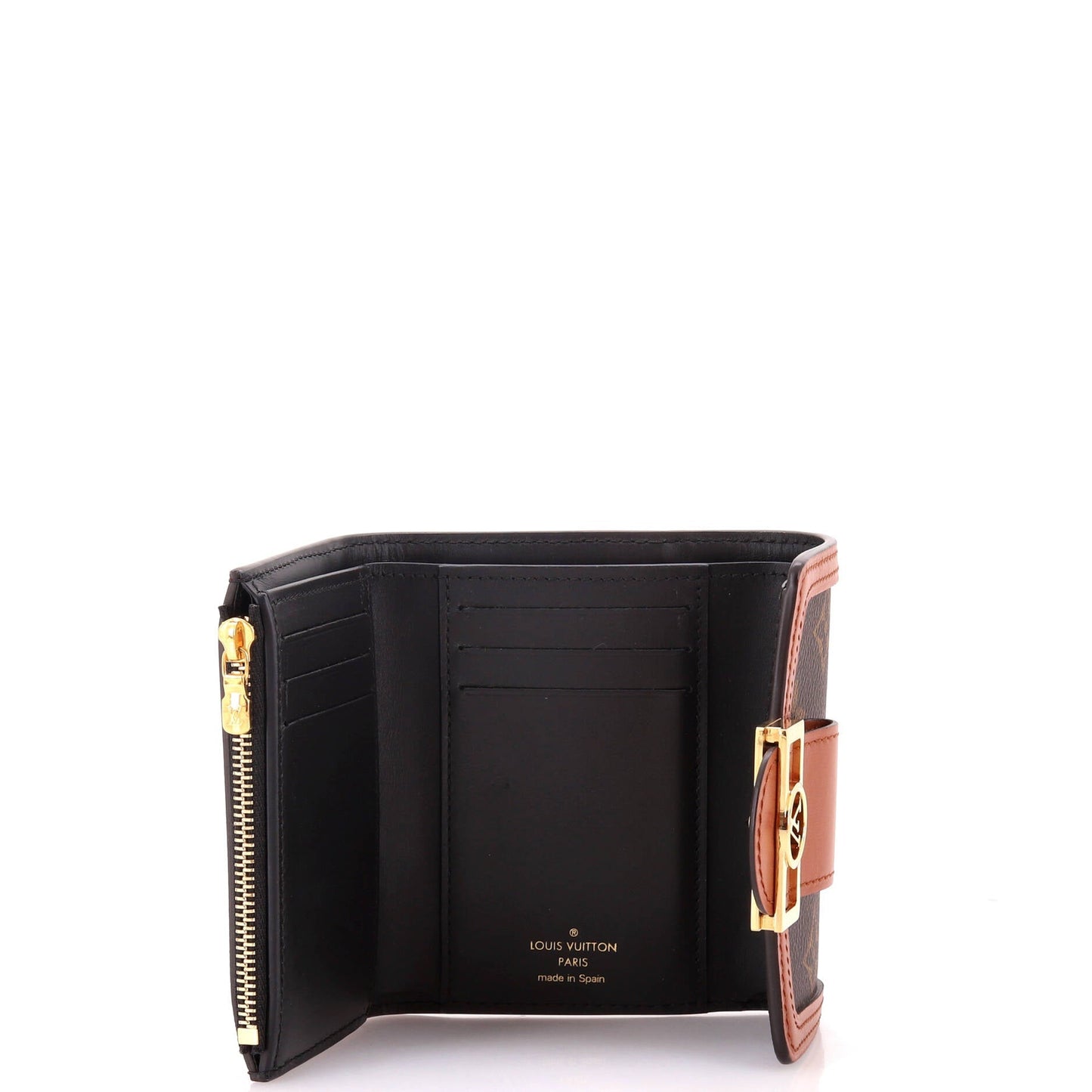 Louis Vuitton Dauphine Wallet Reverse Monogram Canvas Compact