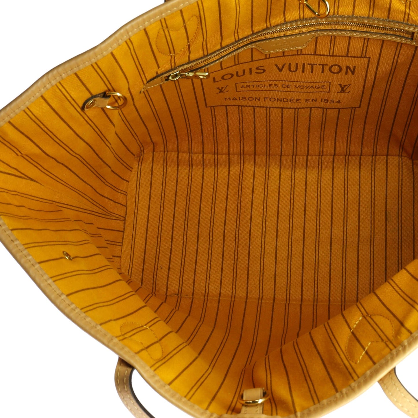 Louis Vuitton Neverfull NM Tote Damier with Braided Detail MM