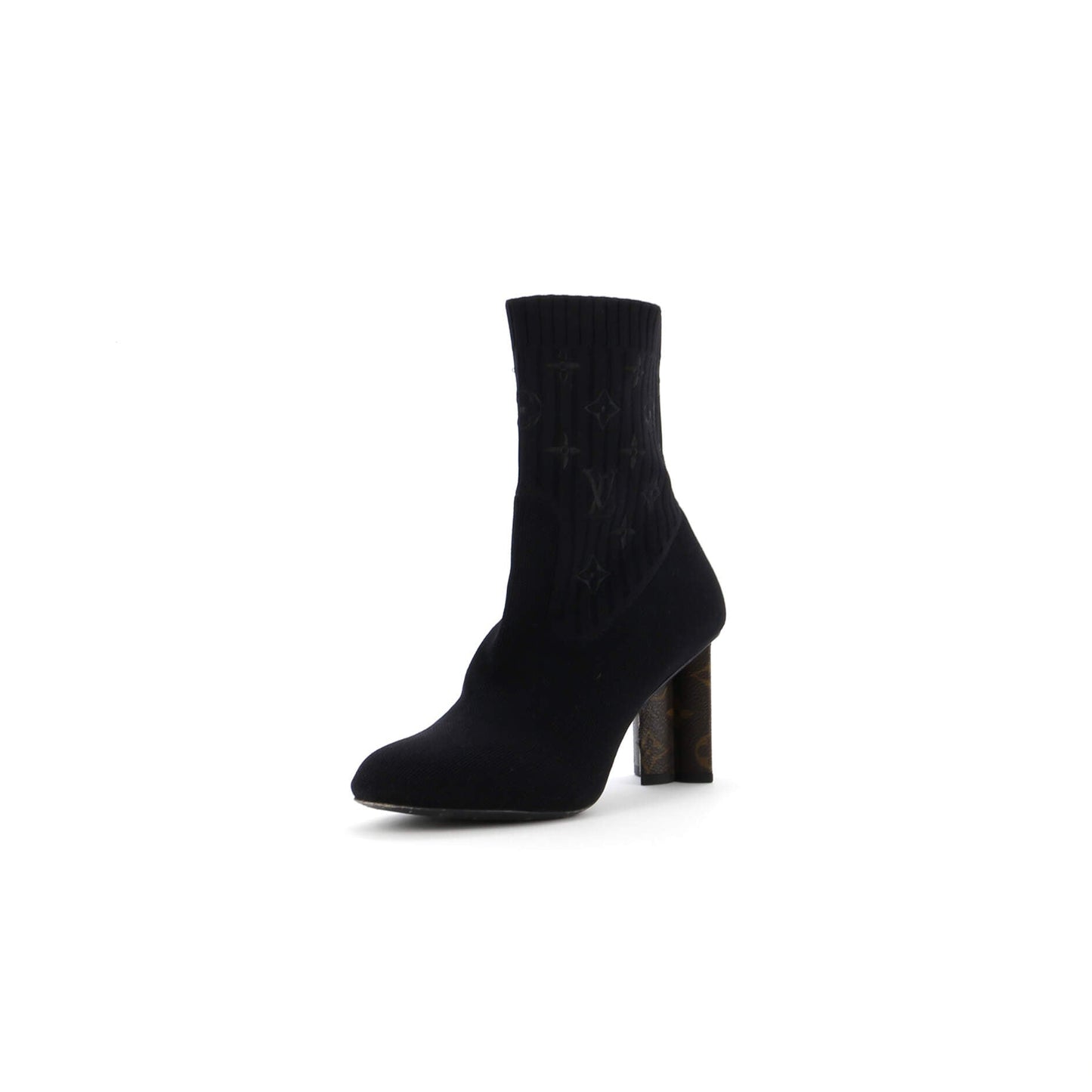 Louis Vuitton Women's Silhouette Ankle Boots Stretch Fabric