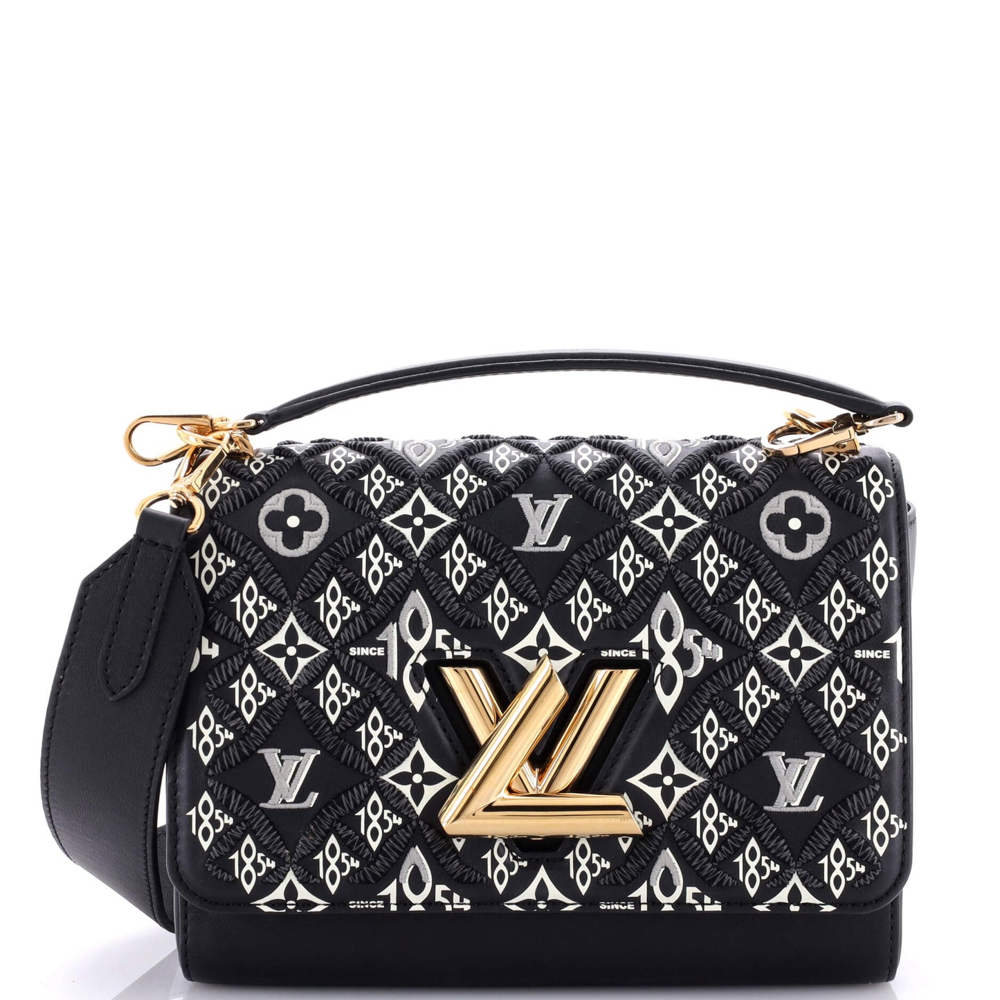 Louis Vuitton Twist Handbag Limited Edition Since 1854 Monogram Jacquard MM