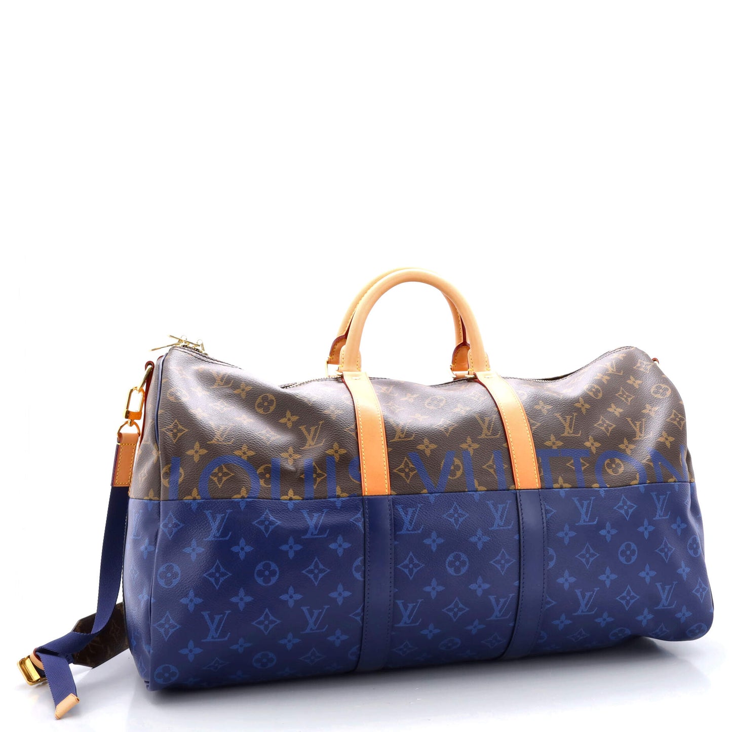 Louis Vuitton Keepall Bandouliere Bag Monogram Split Canvas 50