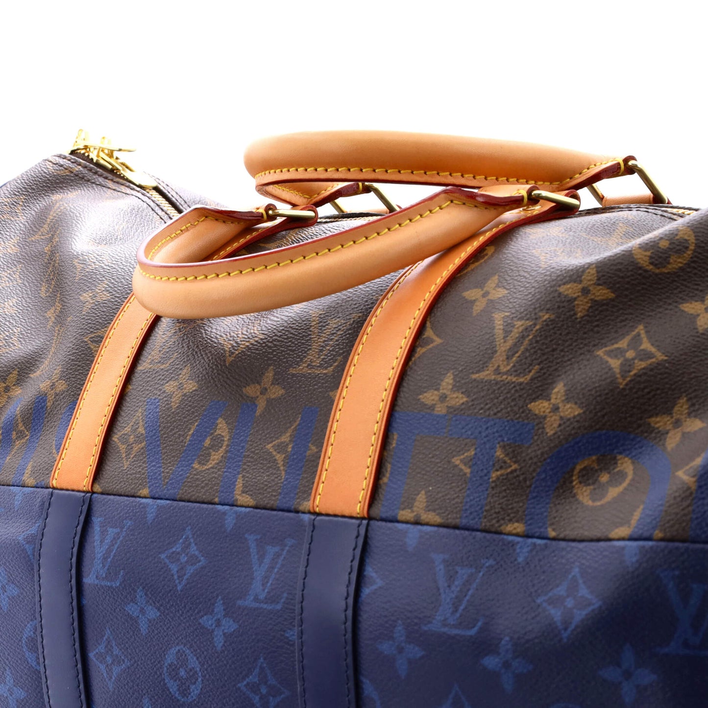Louis Vuitton Keepall Bandouliere Bag Monogram Split Canvas 50