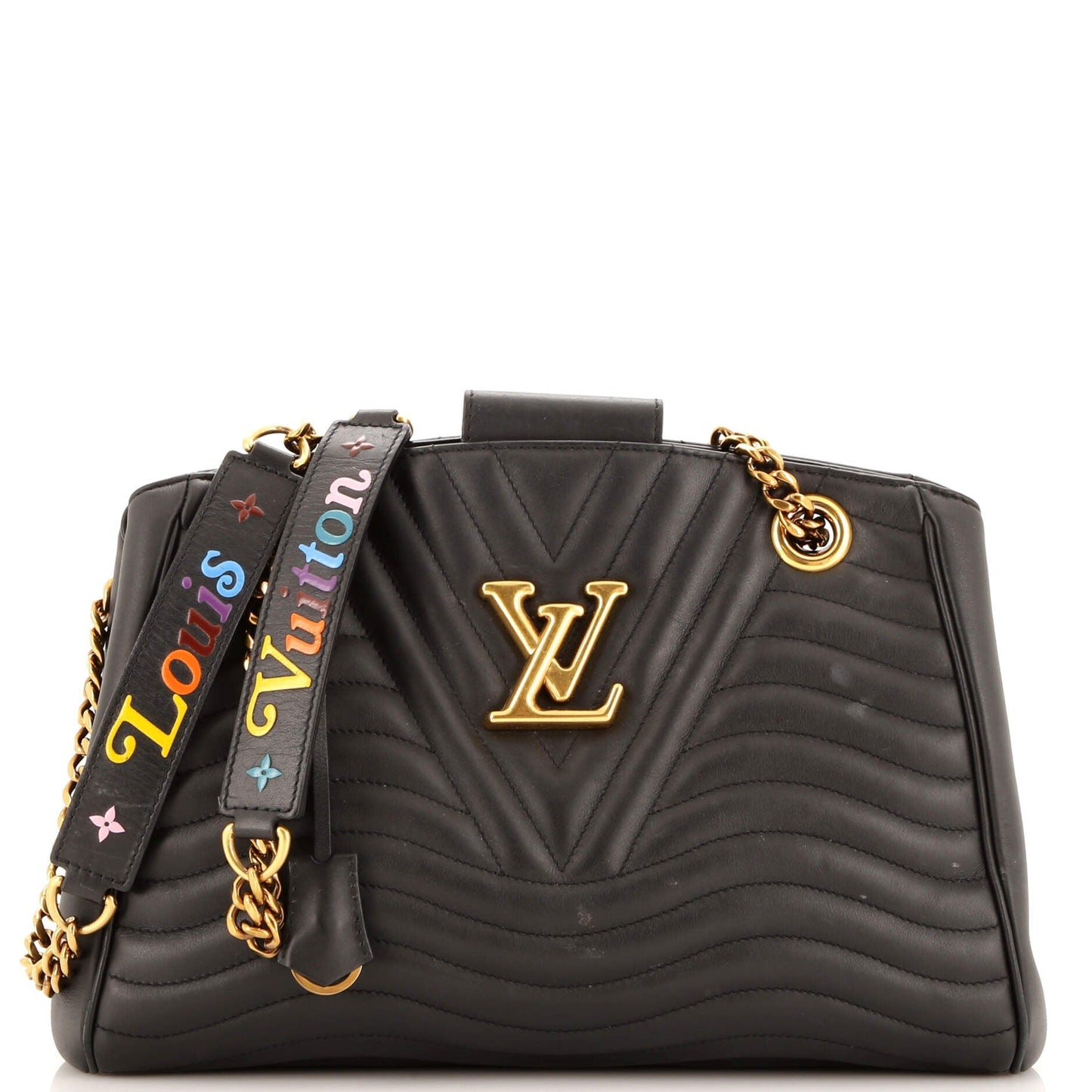 Louis Vuitton New Wave Chain Tote Quilted Leather