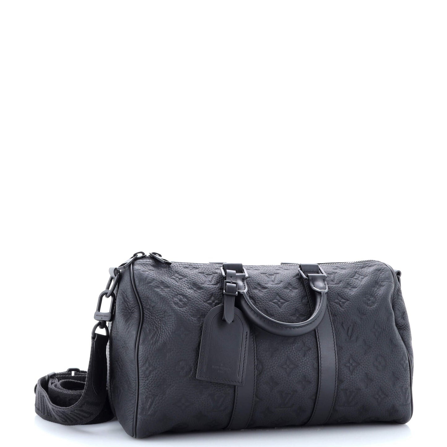 Louis Vuitton Keepall Bandouliere Bag Monogram Taurillon Leather 35