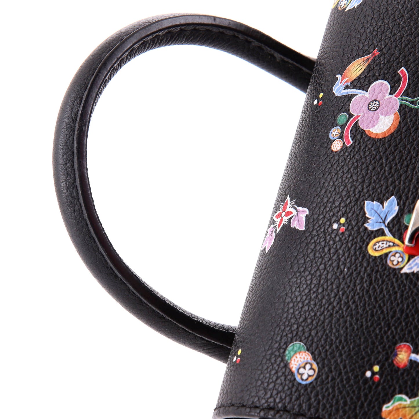 Louis Vuitton Lockme Backpack Floral Printed Leather Mini