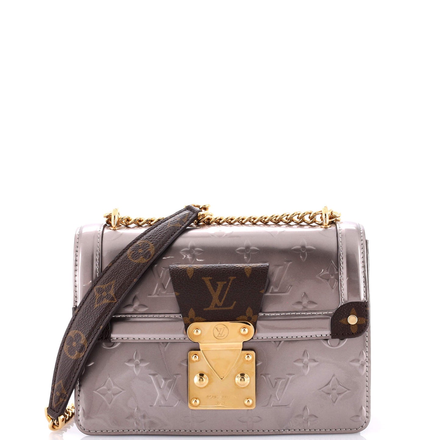 Louis Vuitton Wynwood Handbag Monogram Vernis with Monogram Canvas and Epi Leather