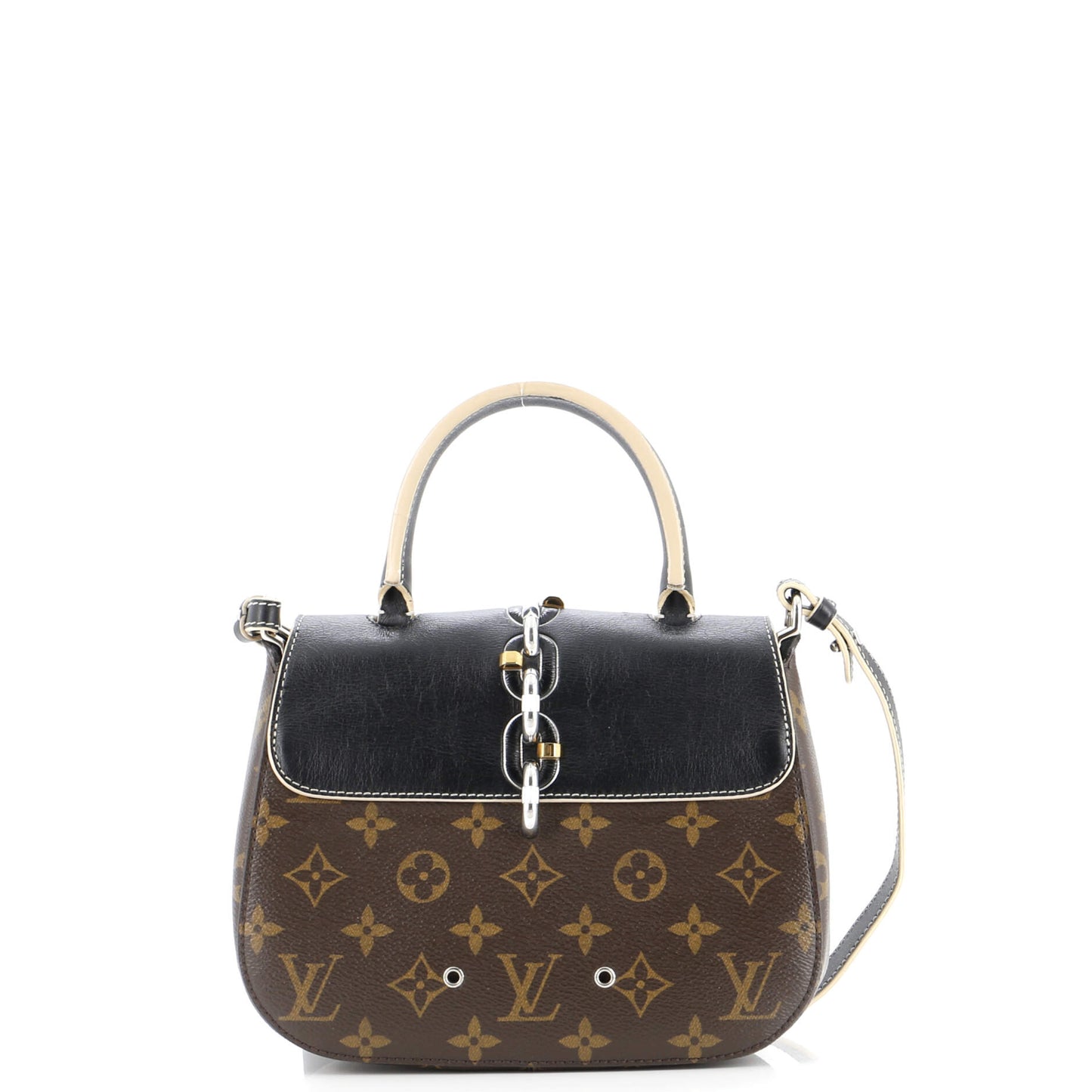 Louis Vuitton Chain It Handbag Monogram Canvas with Leather PM