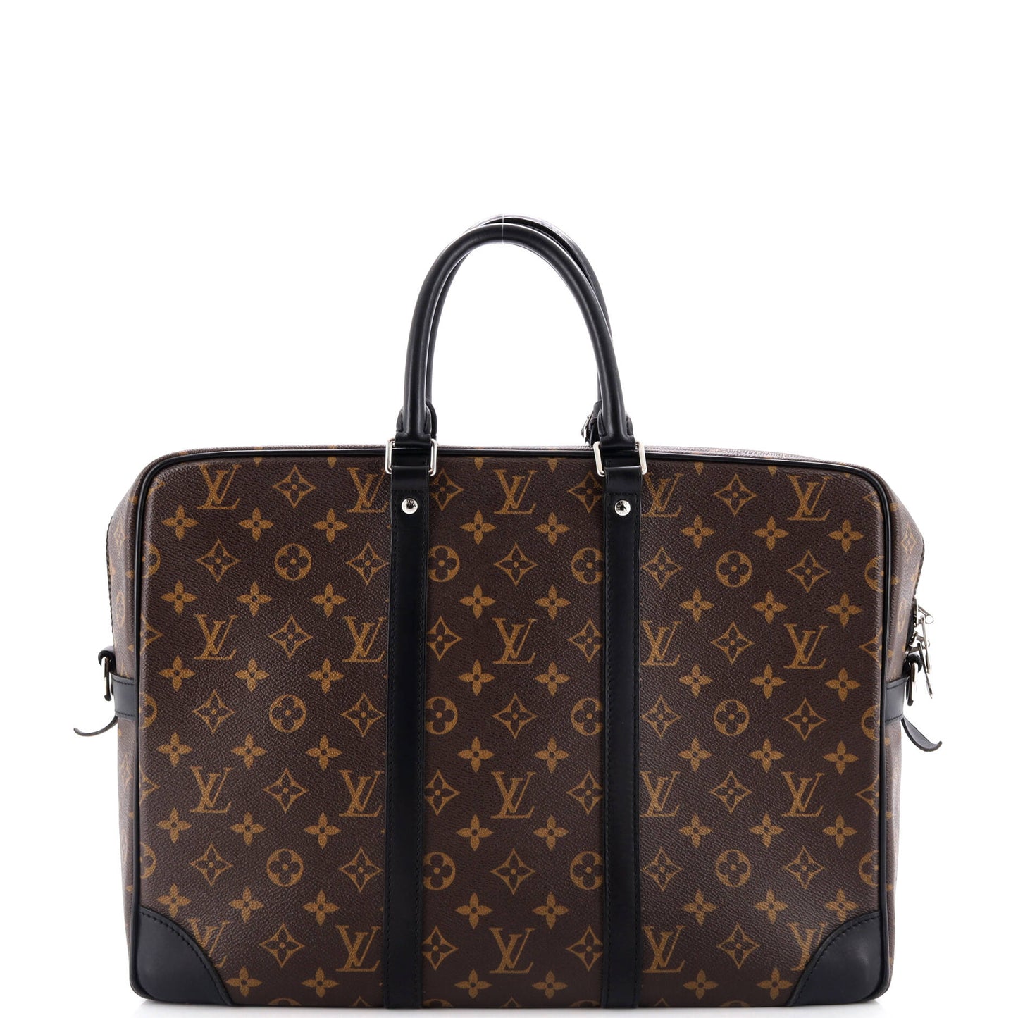 Louis Vuitton Porte-Documents Voyage Briefcase Macassar Monogram Canvas GM
