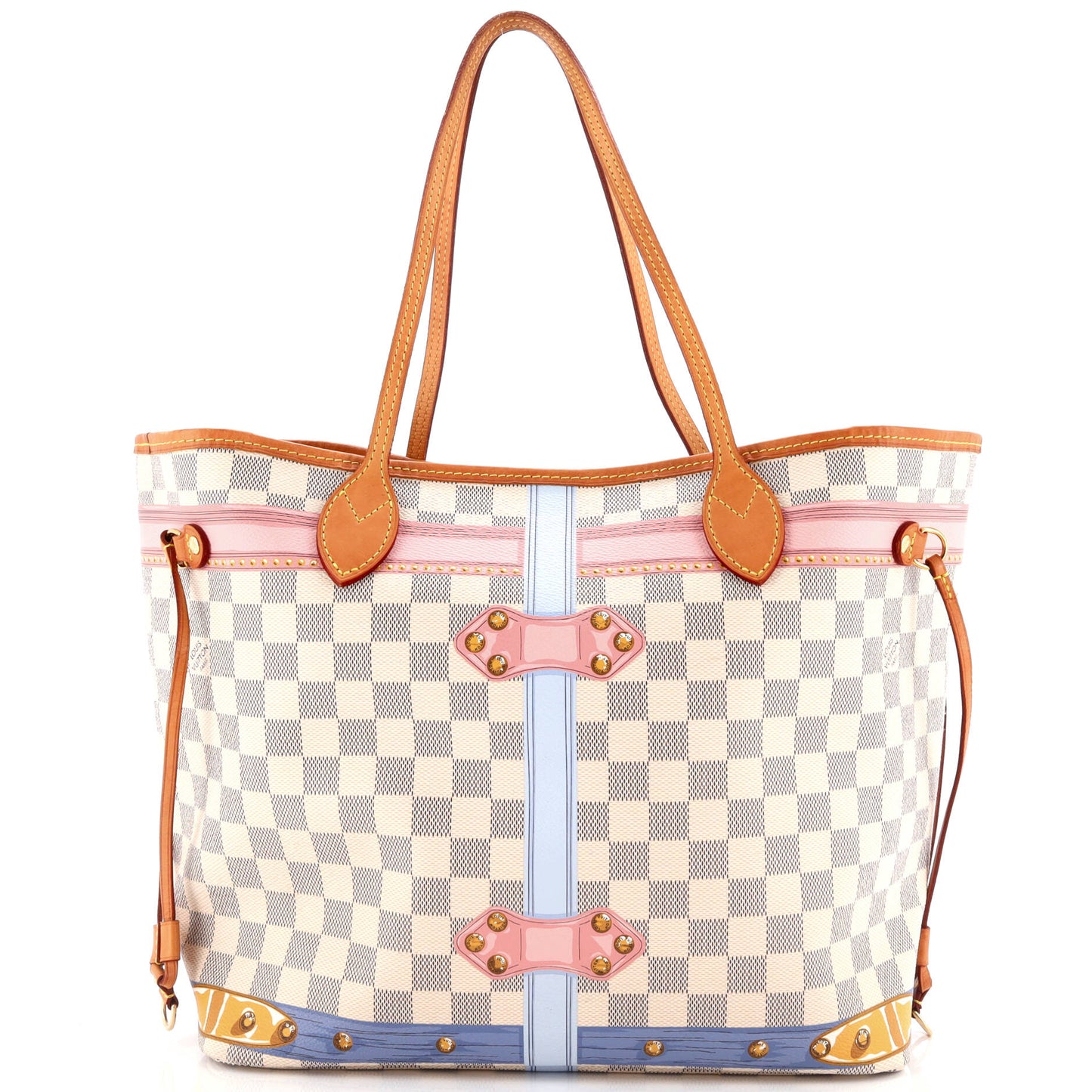 Louis Vuitton Neverfull NM Tote Limited Edition Damier Summer Trunks MM