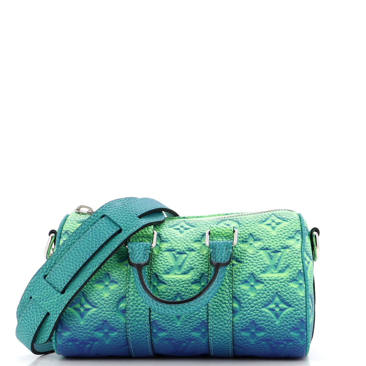 Louis Vuitton Keepall Bandouliere Bag Limited Edition Illusion Monogram Taurillon Leather XS