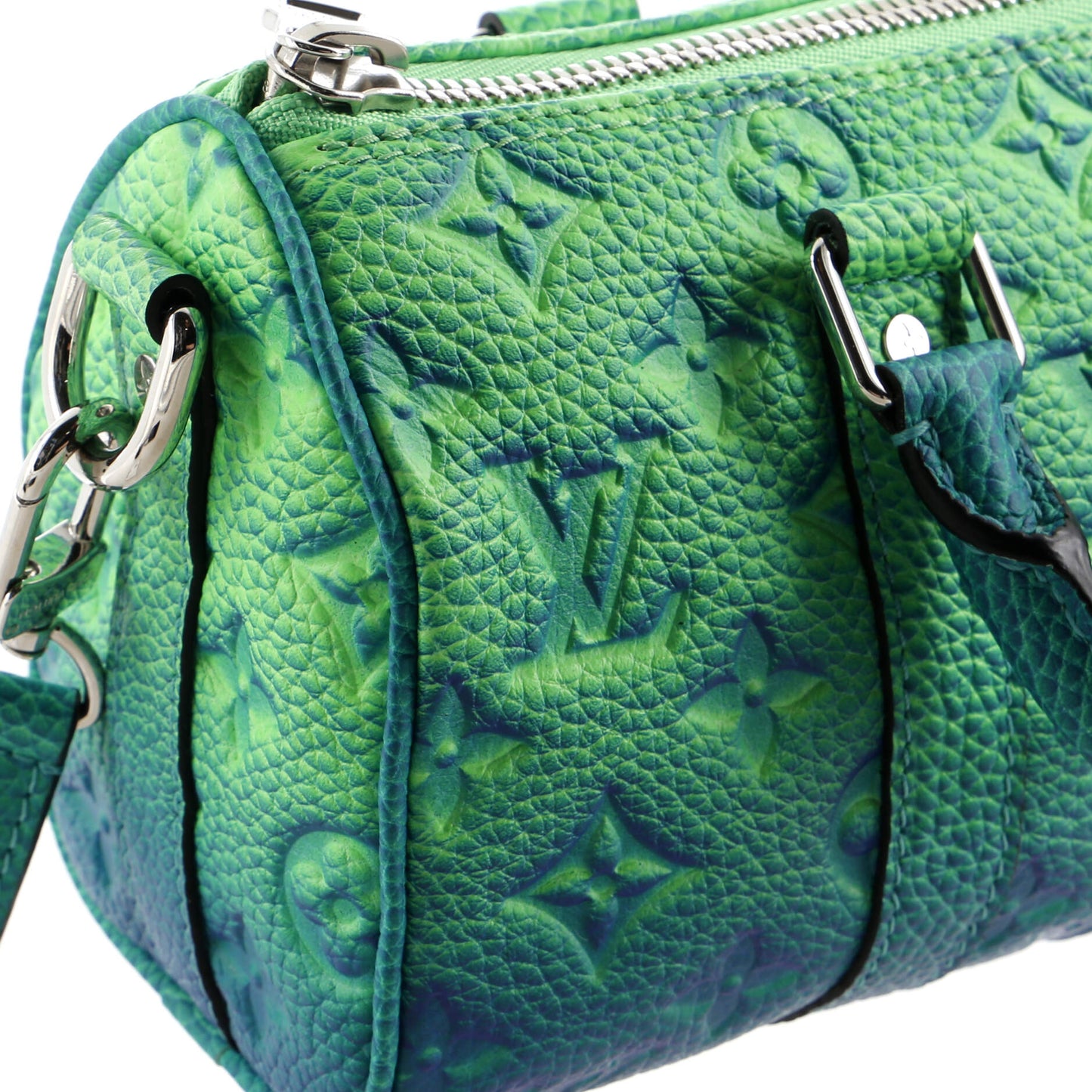 Louis Vuitton Keepall Bandouliere Bag Limited Edition Illusion Monogram Taurillon Leather XS