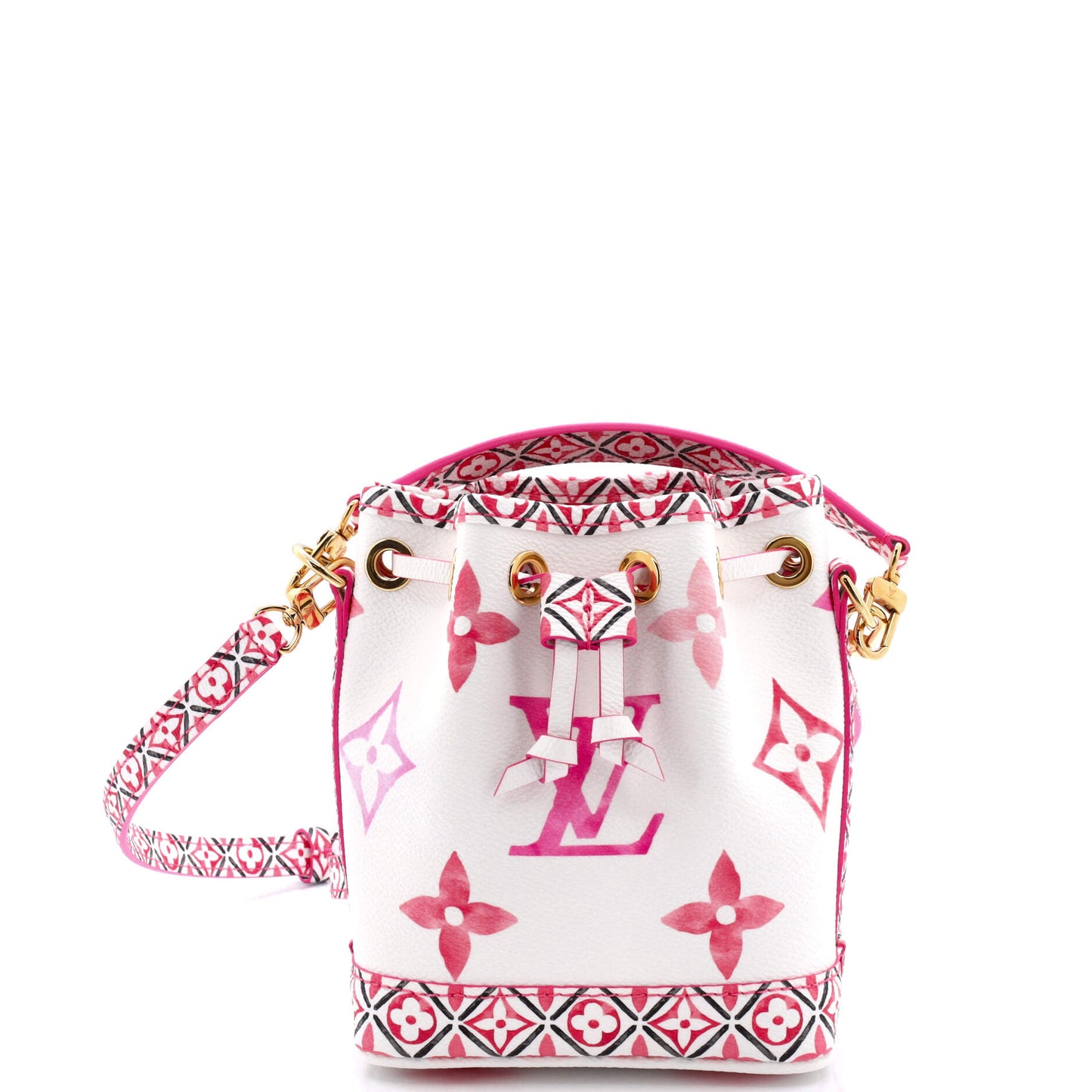 Louis Vuitton Noe NM Handbag By The Pool Monogram Watercolor Giant Nano