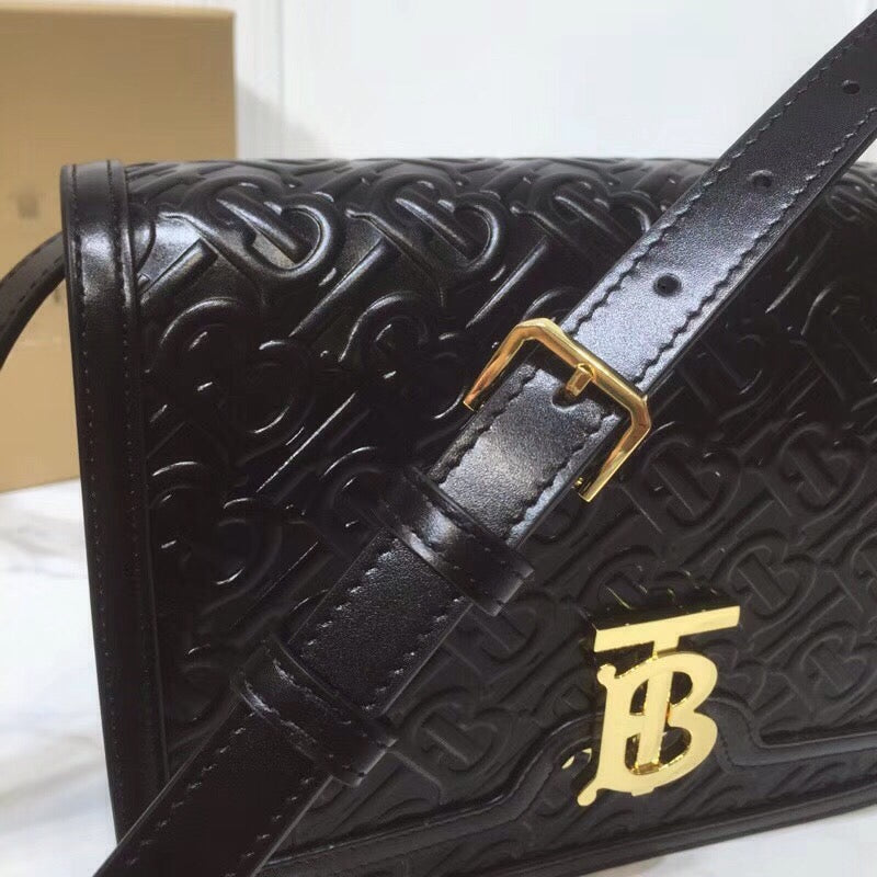 Top Quality Small TB Crossbody Bag Quilted Monogram Black For Women, Bags 8.3in/21cm