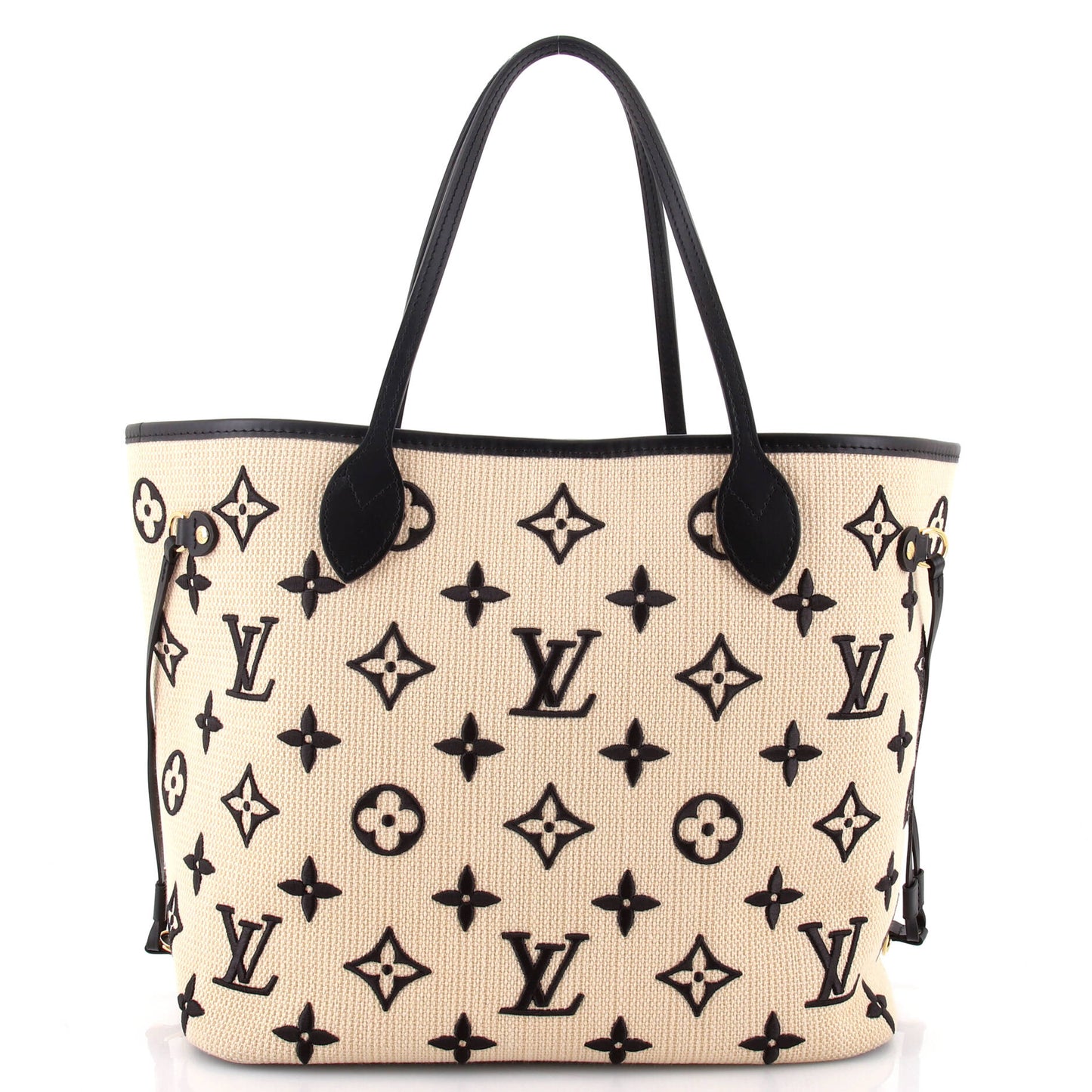 Louis Vuitton Neverfull NM Tote Monogram Giant Embroidered Cotton MM