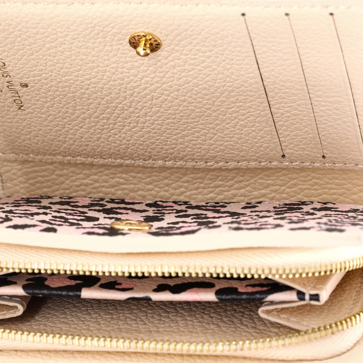 Louis Vuitton Clea Wallet Wild at Heart Monogram Empreinte Giant