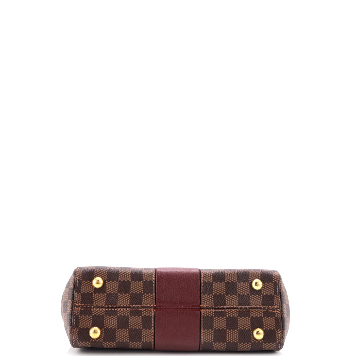 Louis Vuitton Bond Street Handbag Damier with Leather MM