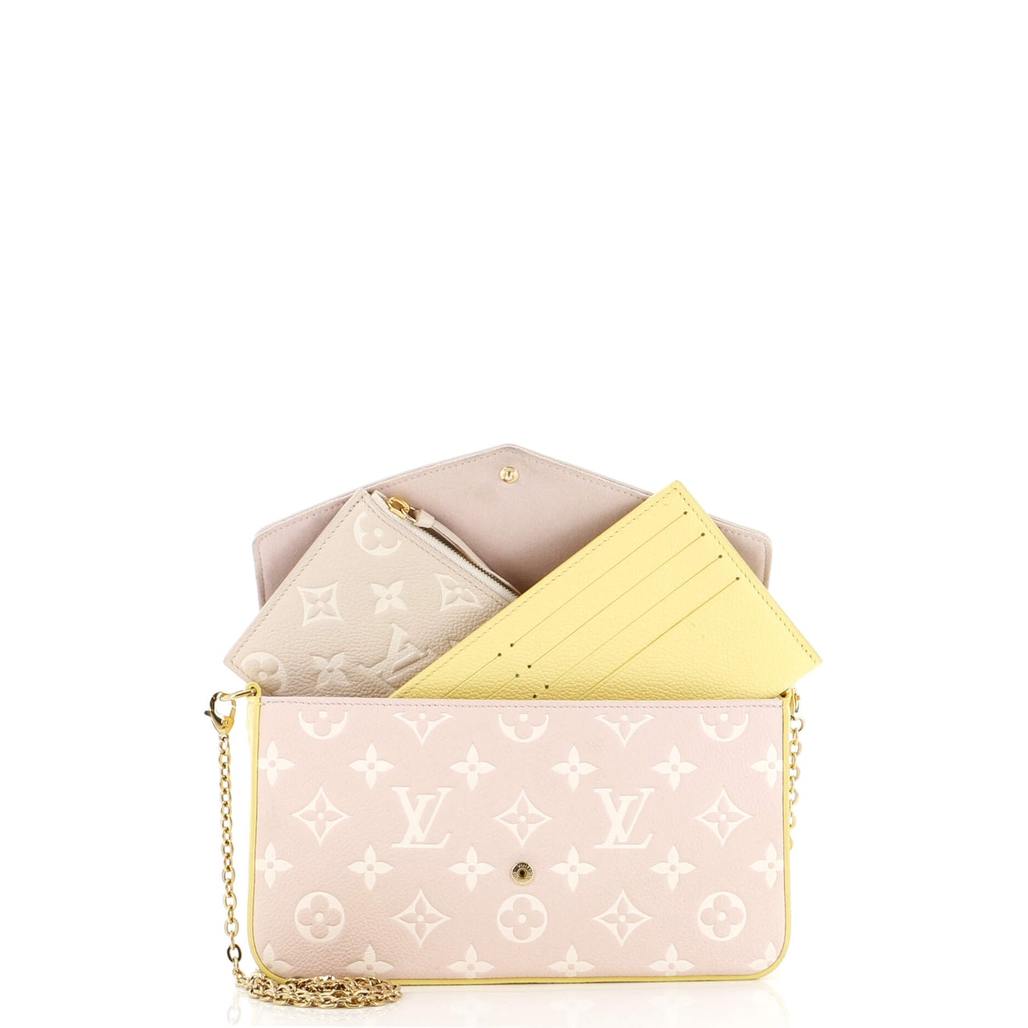 Louis Vuitton Felicie Pochette Spring in the City Monogram Empreinte Leather