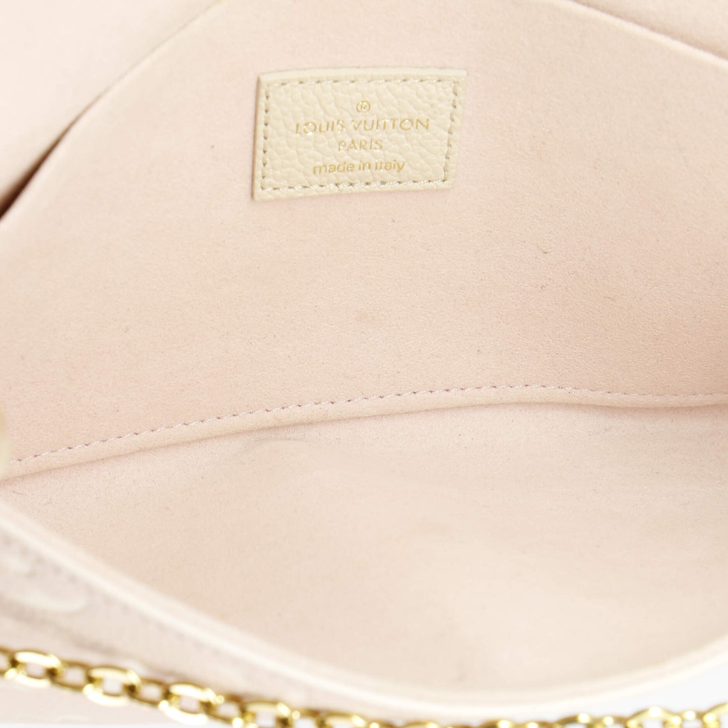 Louis Vuitton Felicie Pochette Spring in the City Monogram Empreinte Leather