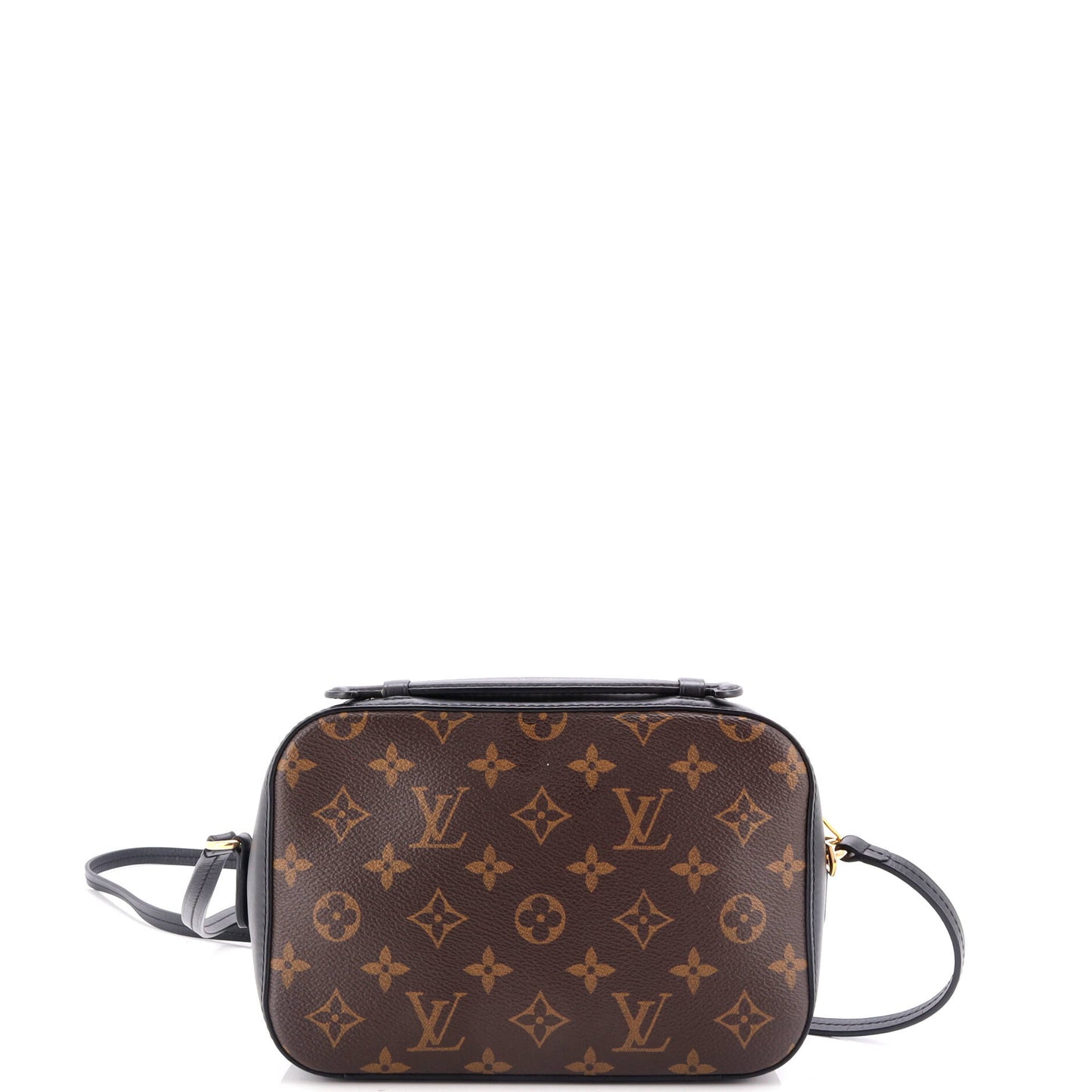 Louis Vuitton Saintonge Handbag Monogram Canvas with Leather