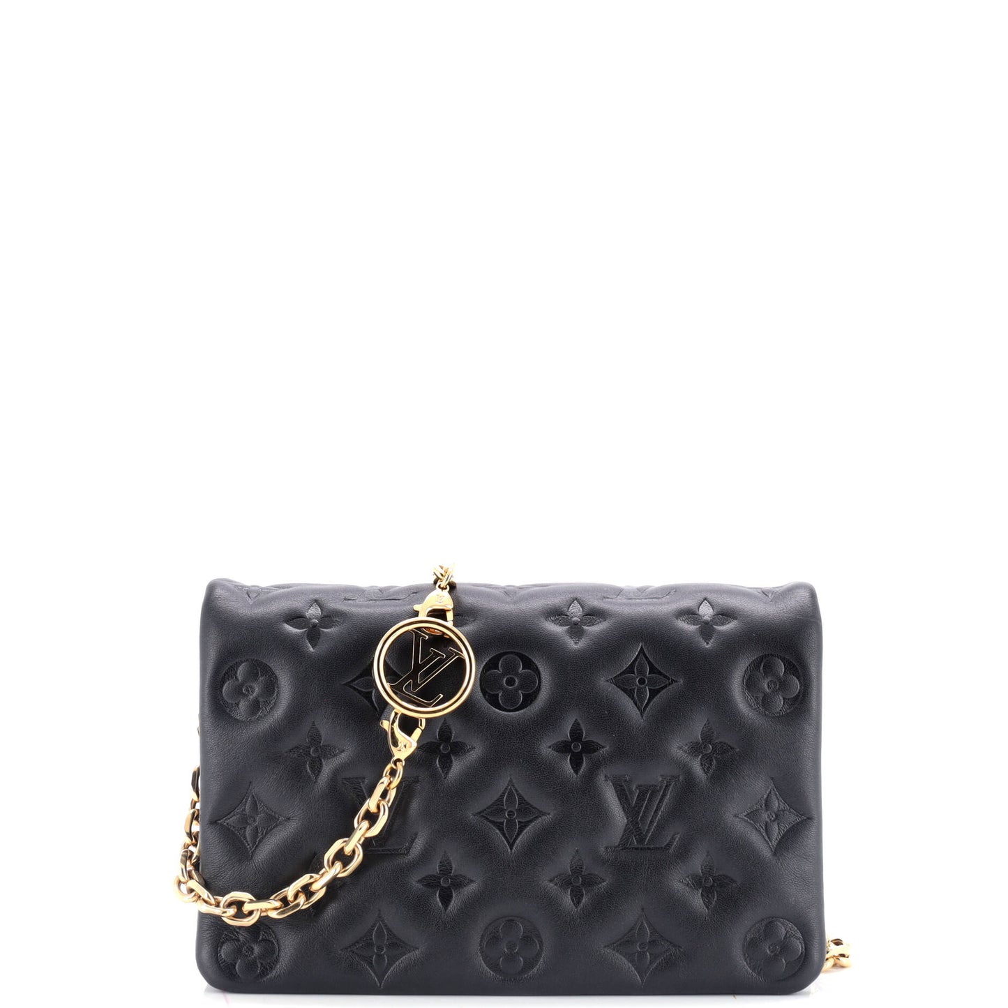 Louis Vuitton Coussin Pochette Monogram Embossed Lambskin