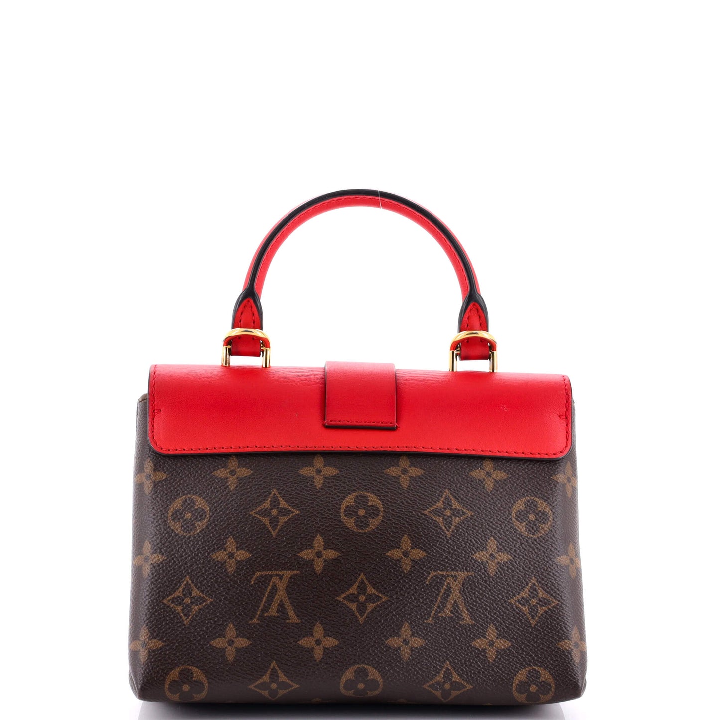 Louis Vuitton Locky Handbag Monogram Canvas with Leather BB