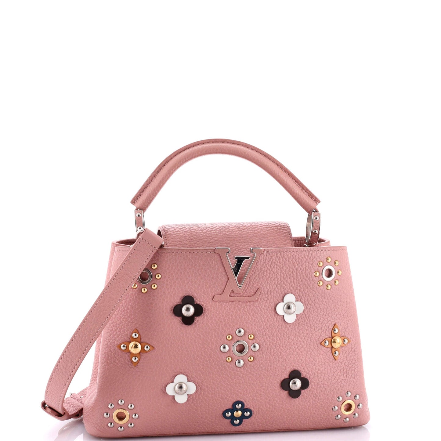 Louis Vuitton Capucines Bag Leather with Embellished Detail BB