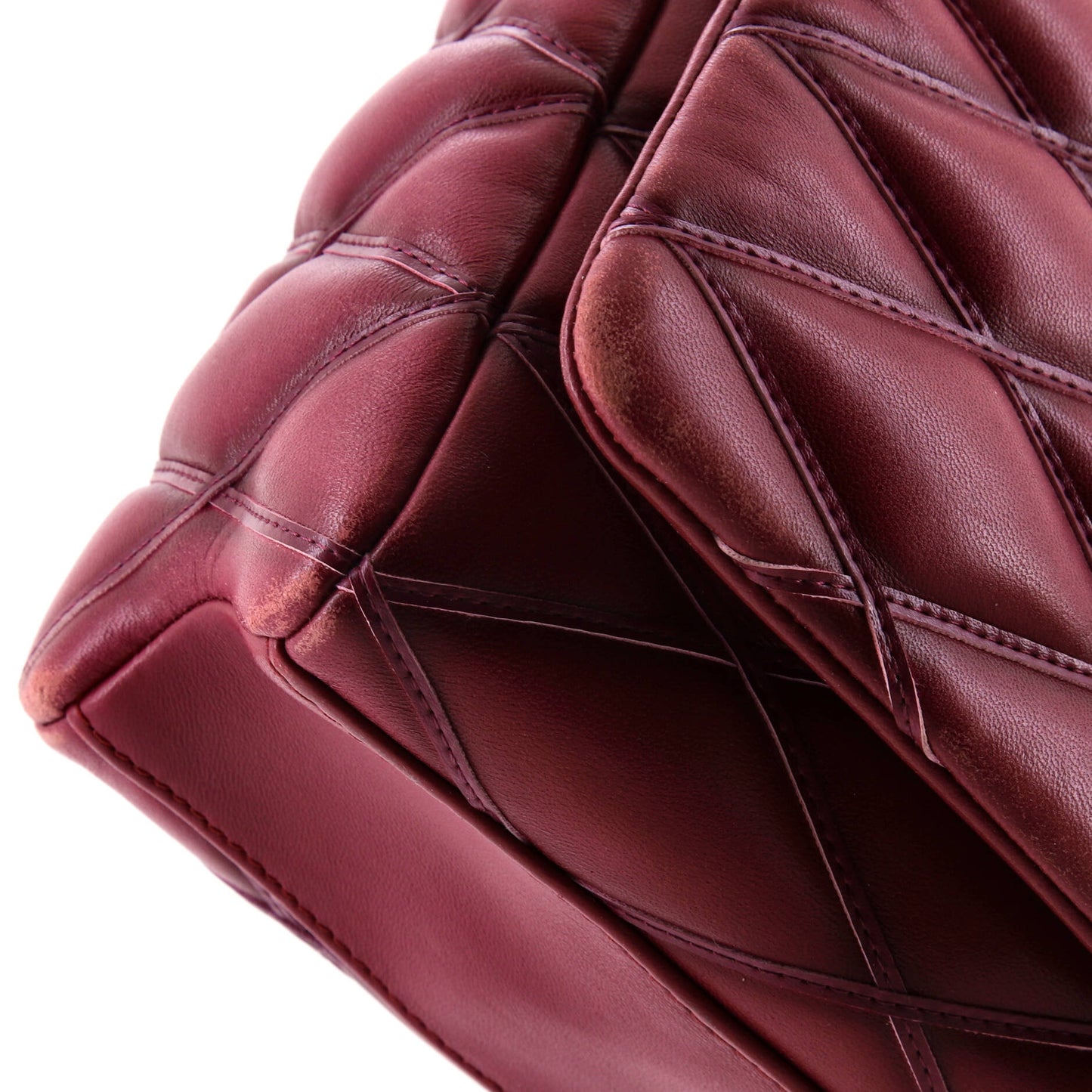 Louis Vuitton GO-14 Handbag Malletage Leather MM
