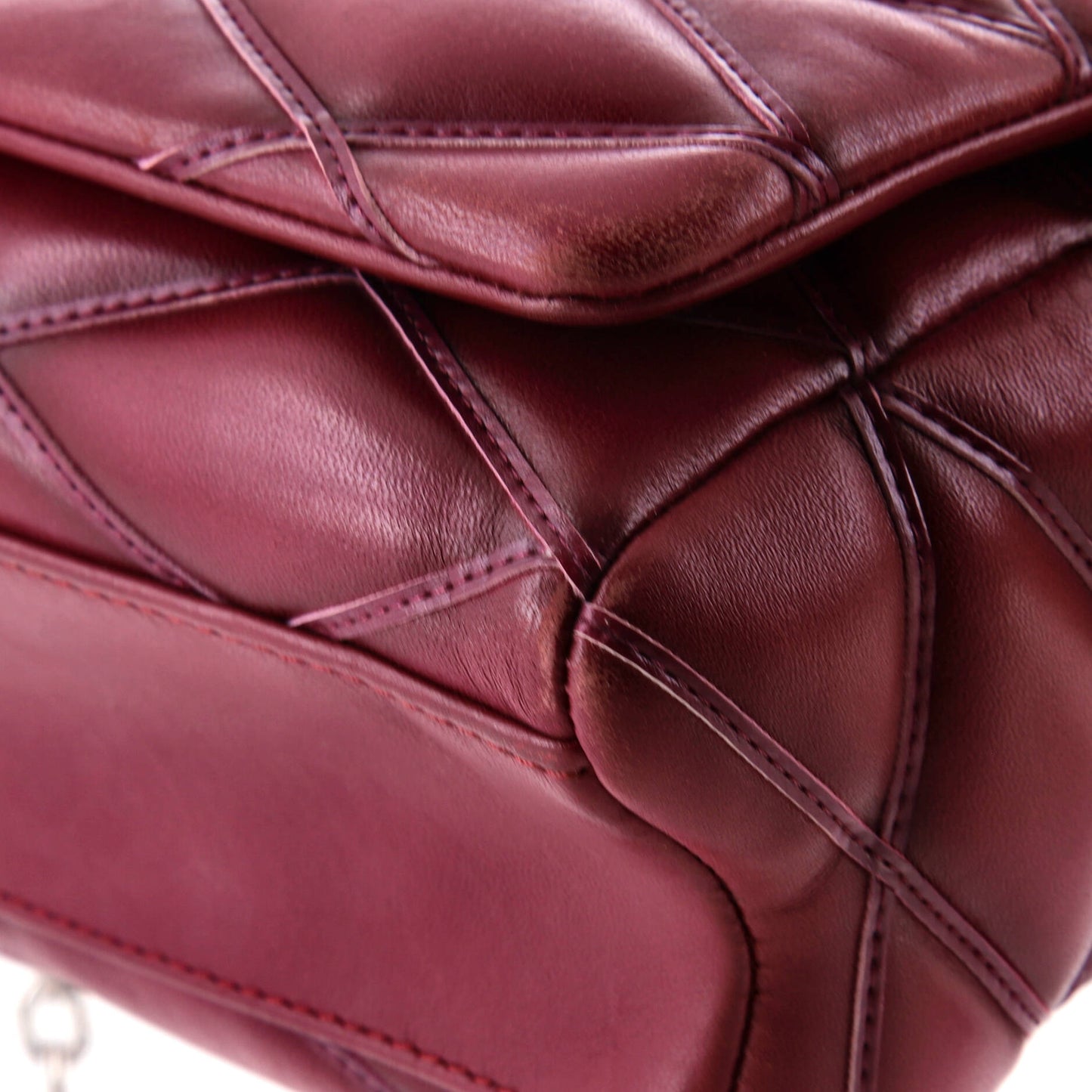 Louis Vuitton GO-14 Handbag Malletage Leather MM