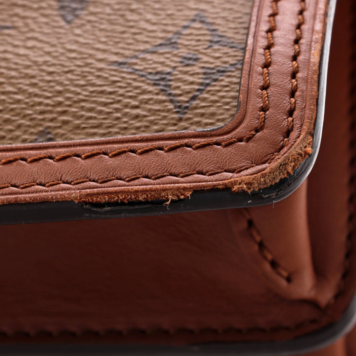 Louis Vuitton Dauphine Shoulder Bag Reverse Monogram Canvas Mini