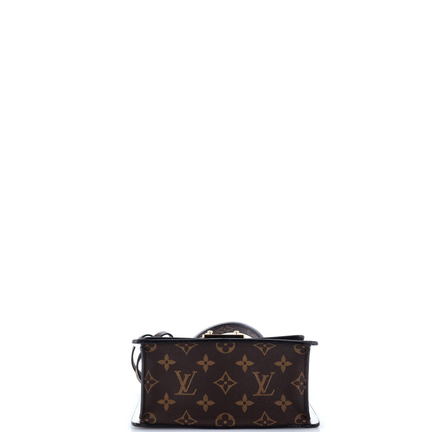 Louis Vuitton Spring Street NM Handbag Monogram Vernis with Monogram Canvas and Epi Leather