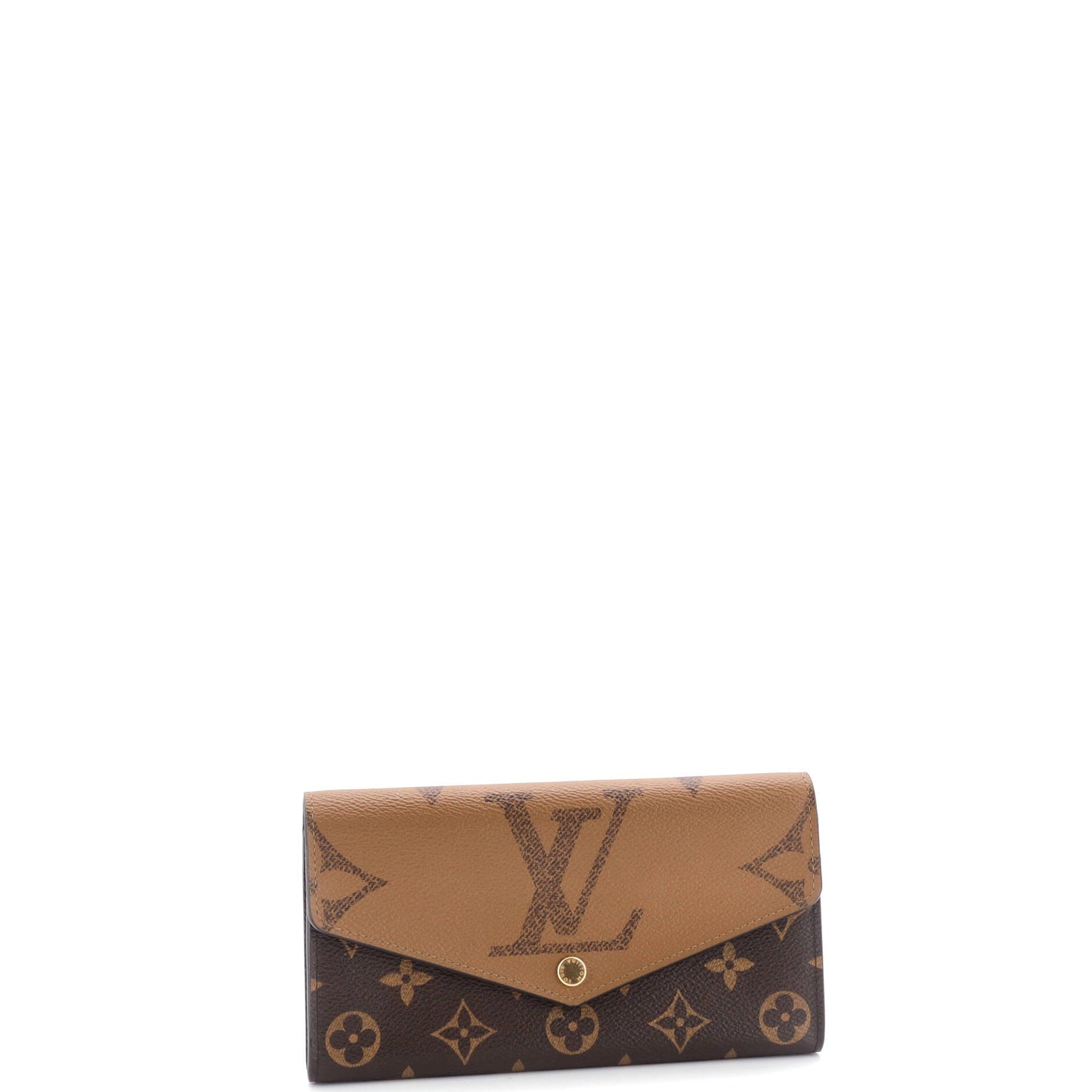 Louis Vuitton Sarah Wallet NM Reverse Monogram Giant and Monogram Canvas